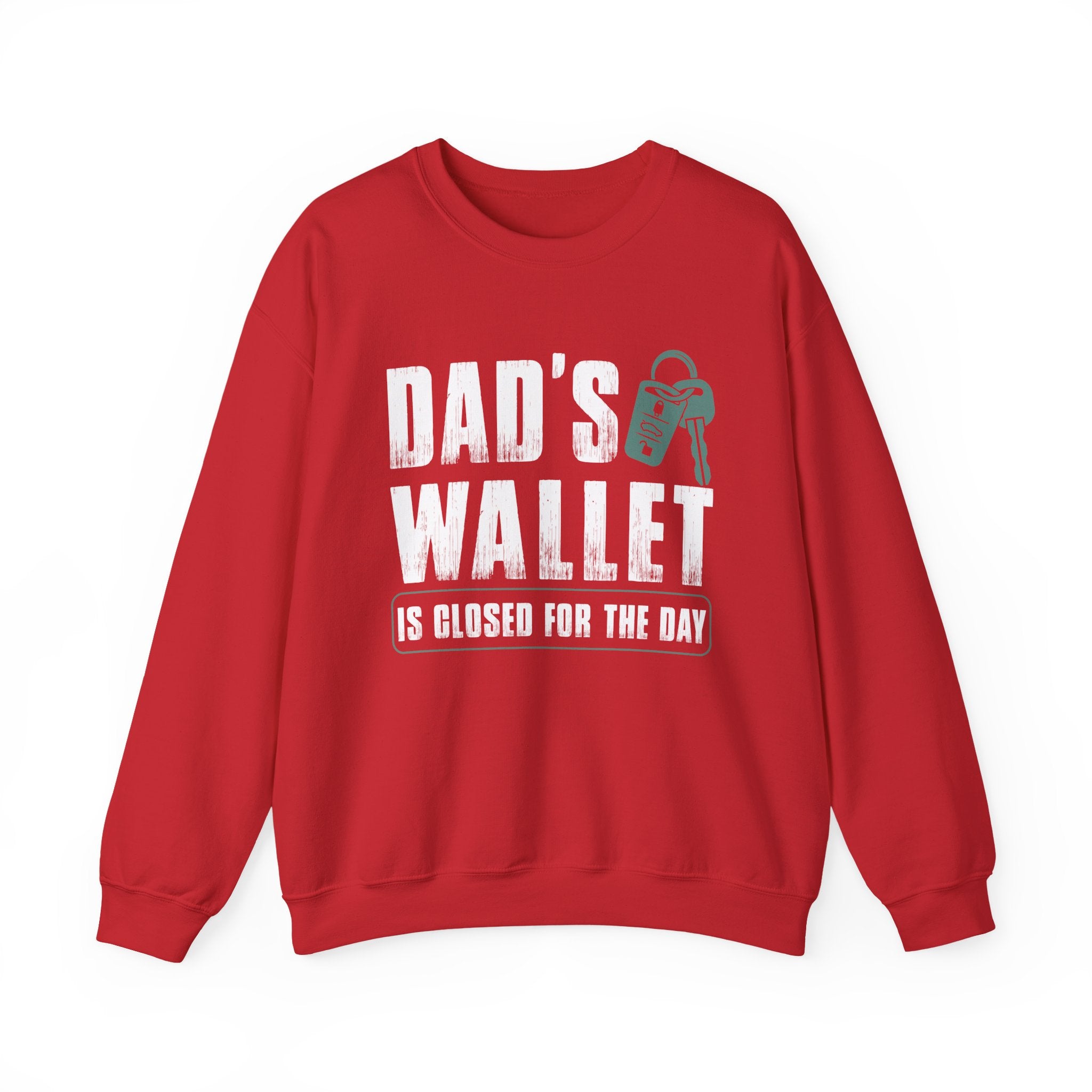 Dads Wallet Is Closed For The Day Unisex Heavy Blend Crewneck sweatshirt