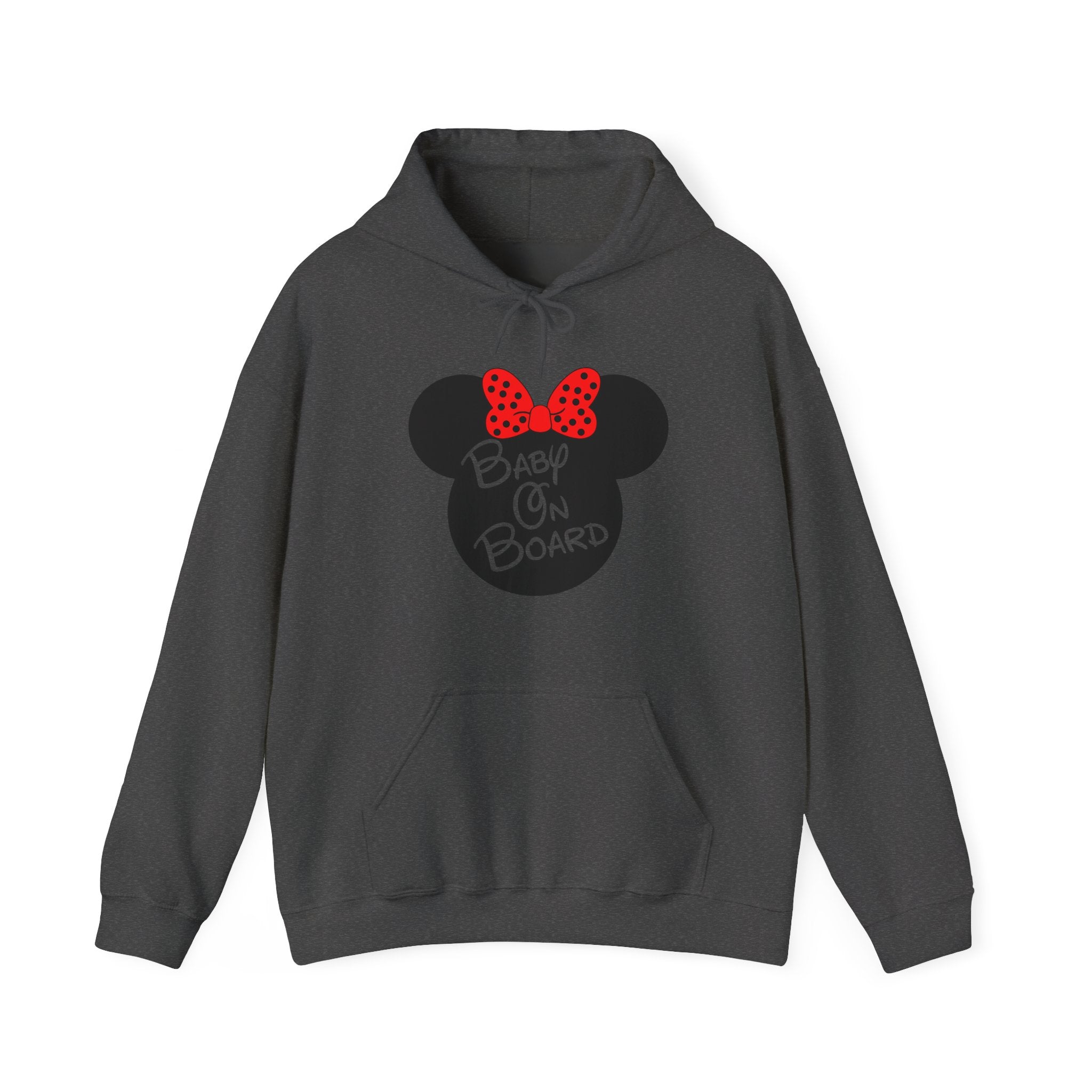 Baby On Board Mouse Ears Unisex Heavy Blend Hooded Sweatshirt