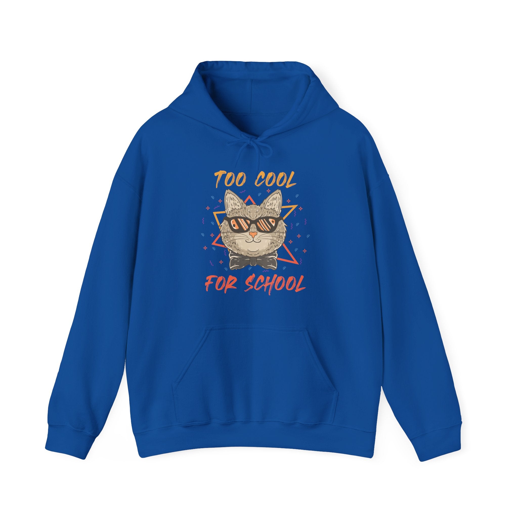 Too Cool For School Unisex Heavy Blend Hooded Sweatshirt for Ultimate Comfort