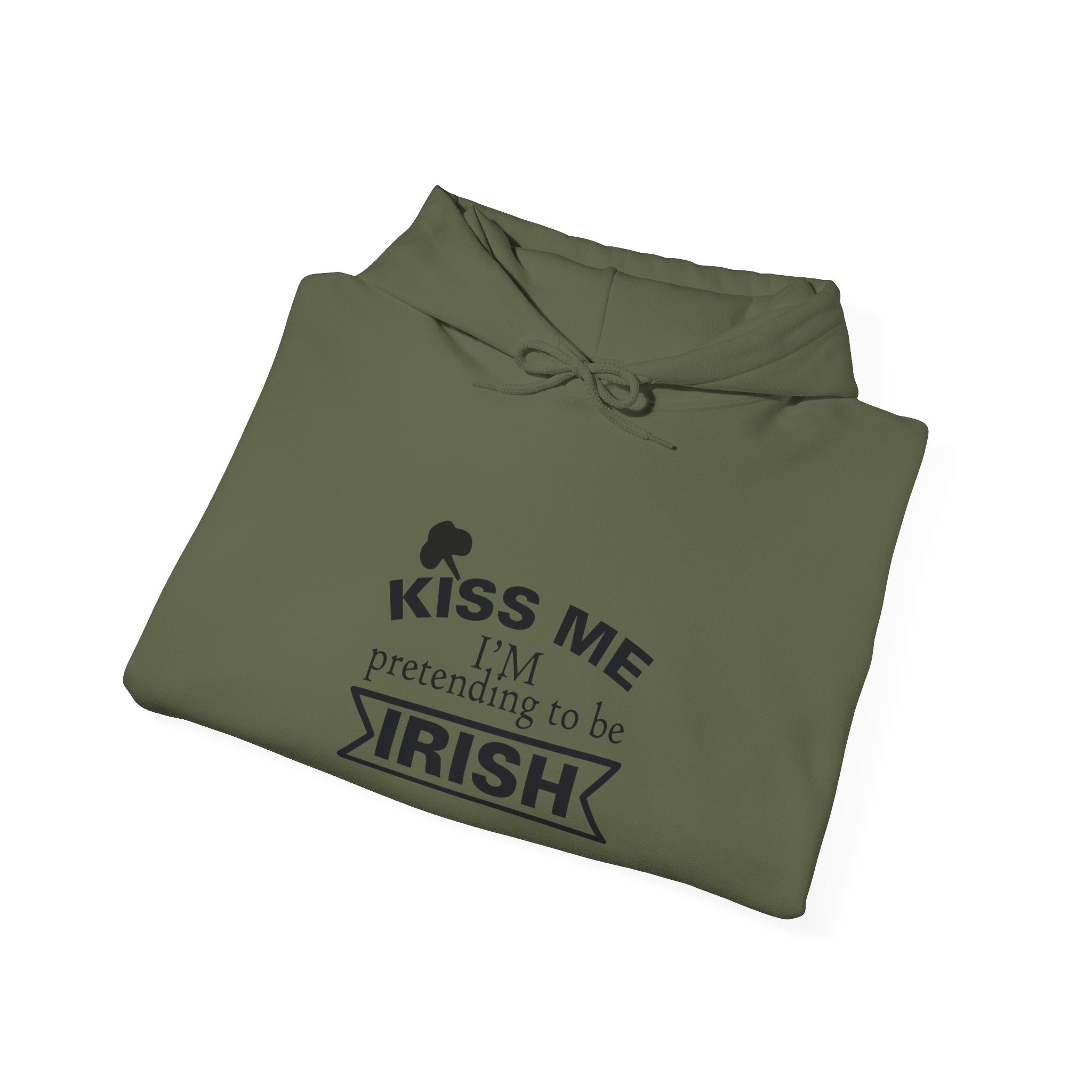 Kiss Me I Am Pretending To Be Irish Unisex Heavy Blend Hooded Sweatshirt