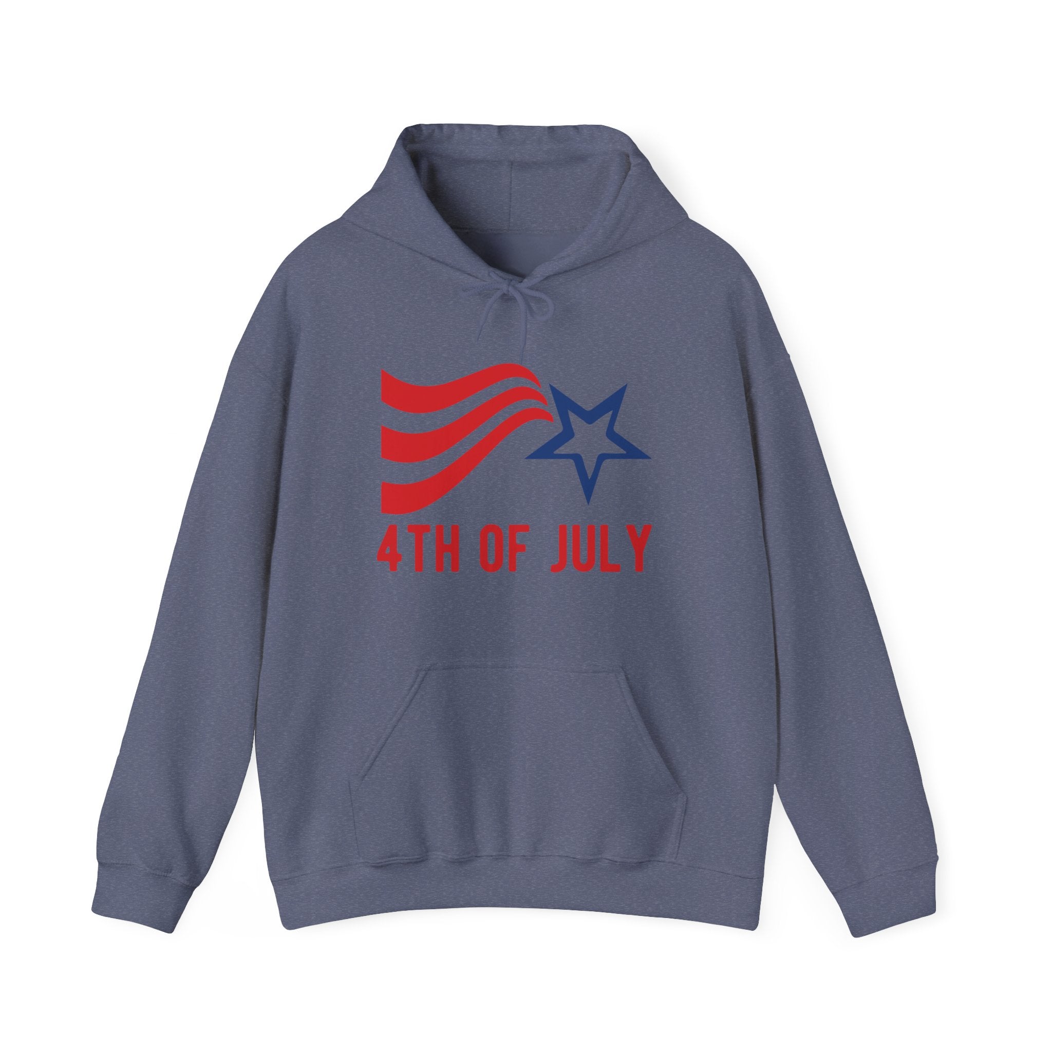 4th Of July Unisex Heavy Blend Hooded Sweatshirt With Kangaroo Pocket