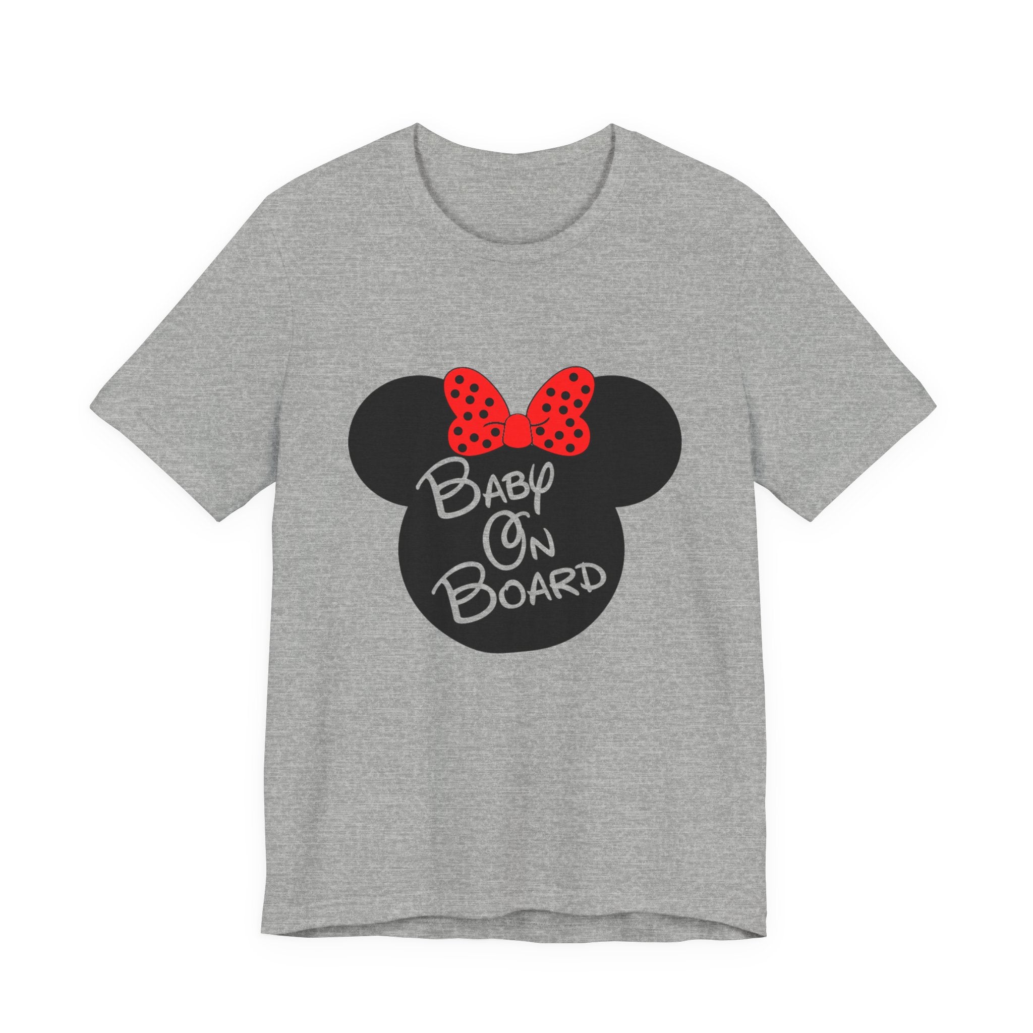 Baby On Board Mouse Ears Unisex Jersey Short Sleeve T-Shirt