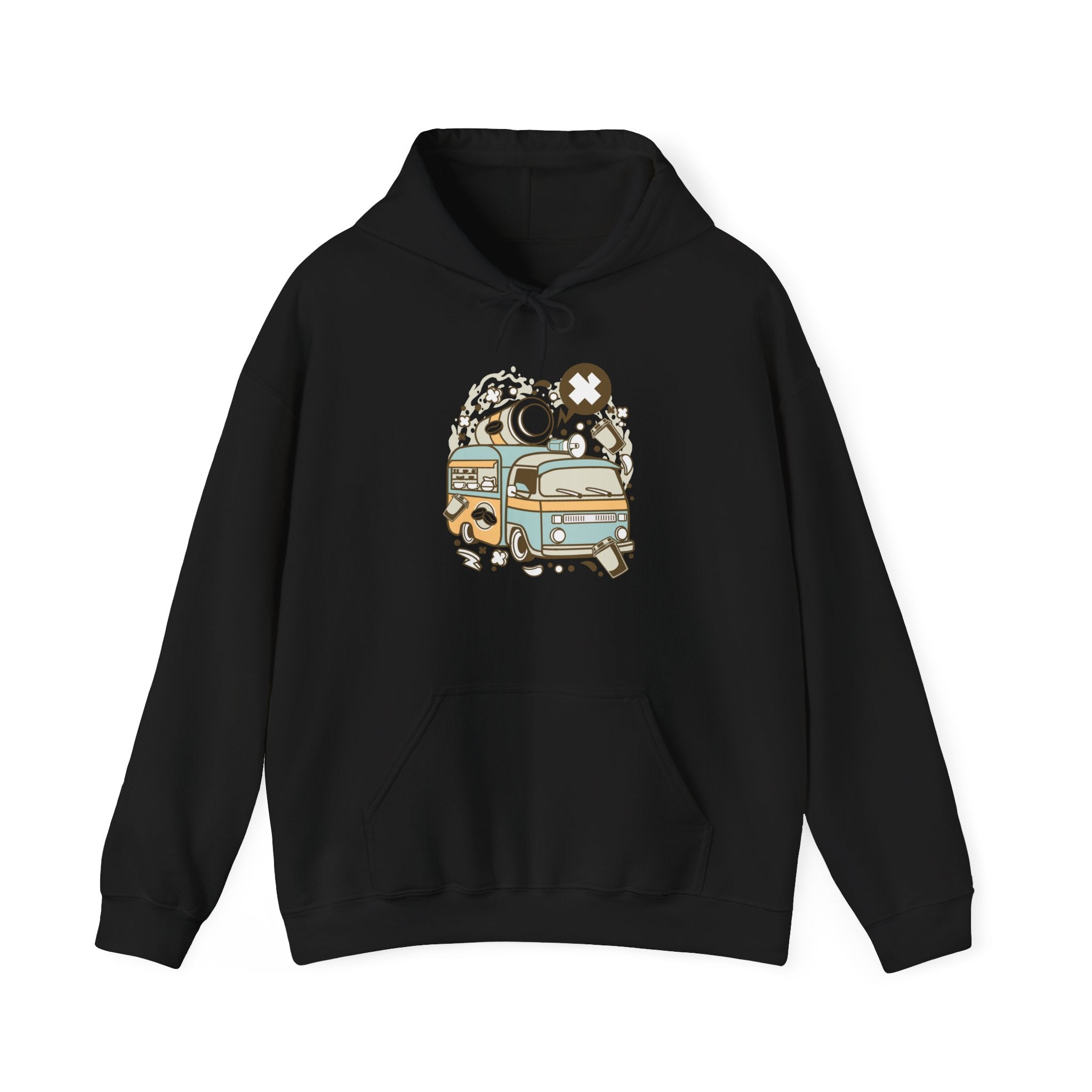 Coffee Van Unisex Heavy Blend Hooded Sweatshirt for Ultimate Comfort and Style