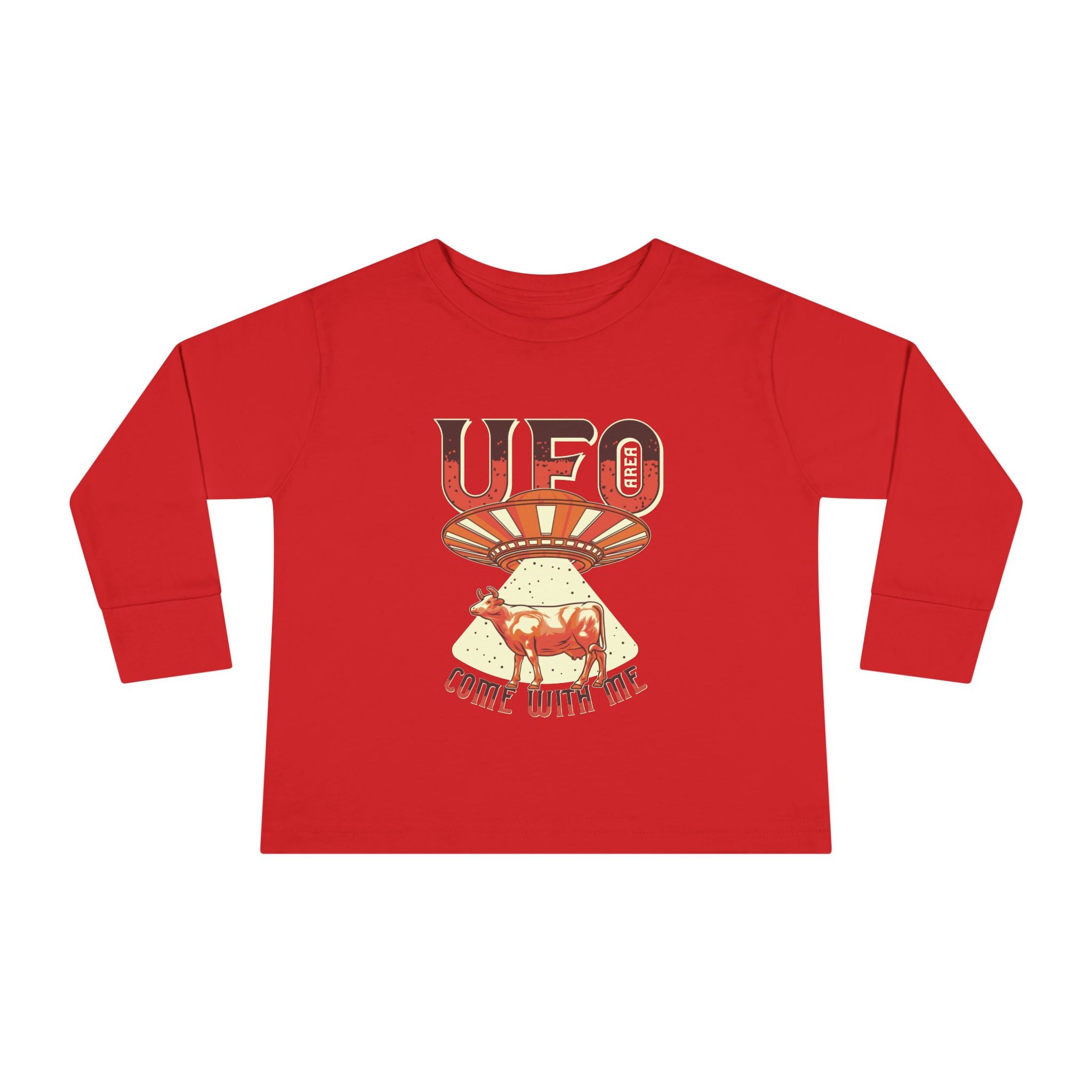 Custom Toddler Long Sleeve Tee 100 Percent Combed Ringspun Cotton