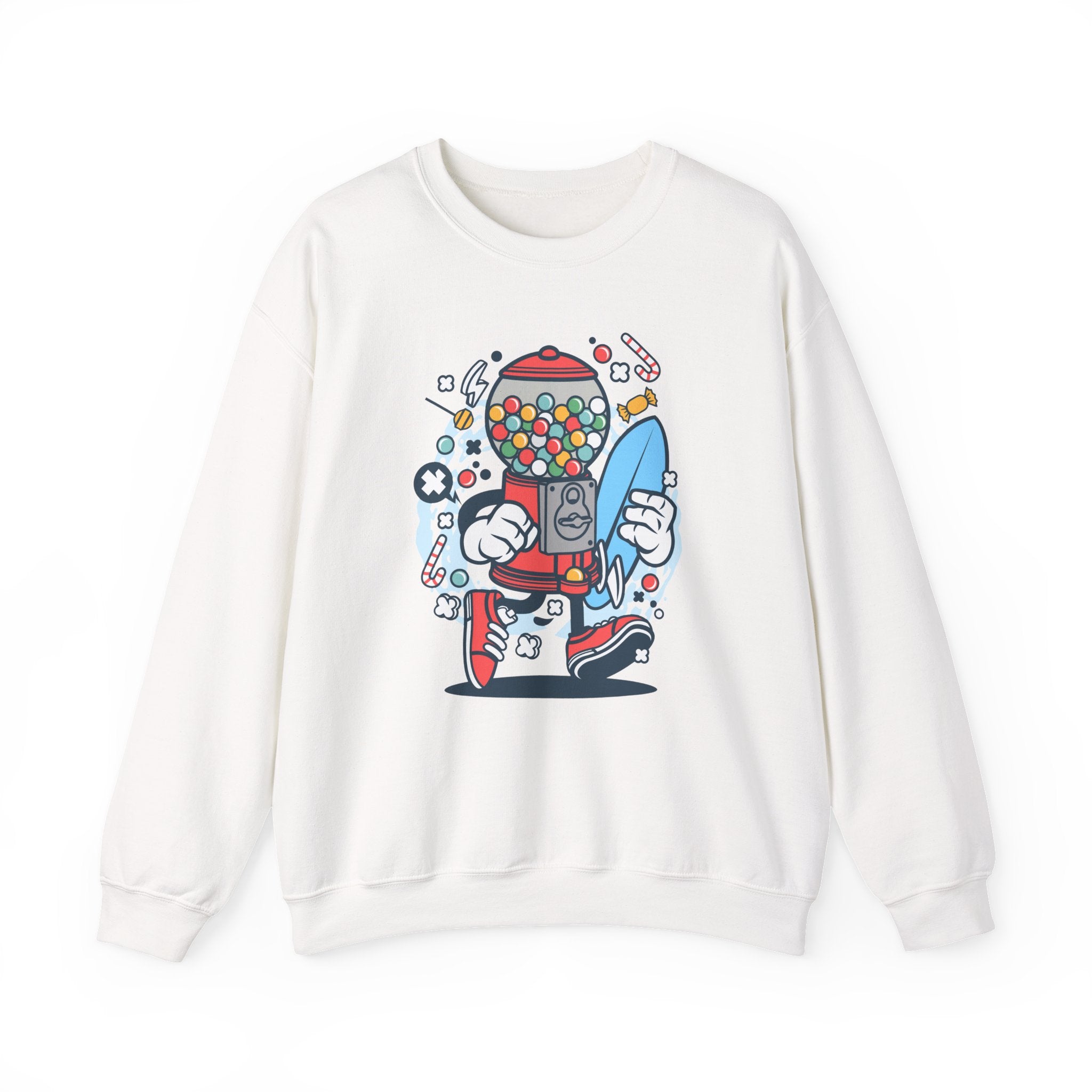 Candy Machine Surfer Unisex Heavy Blend Crewneck Sweatshirt