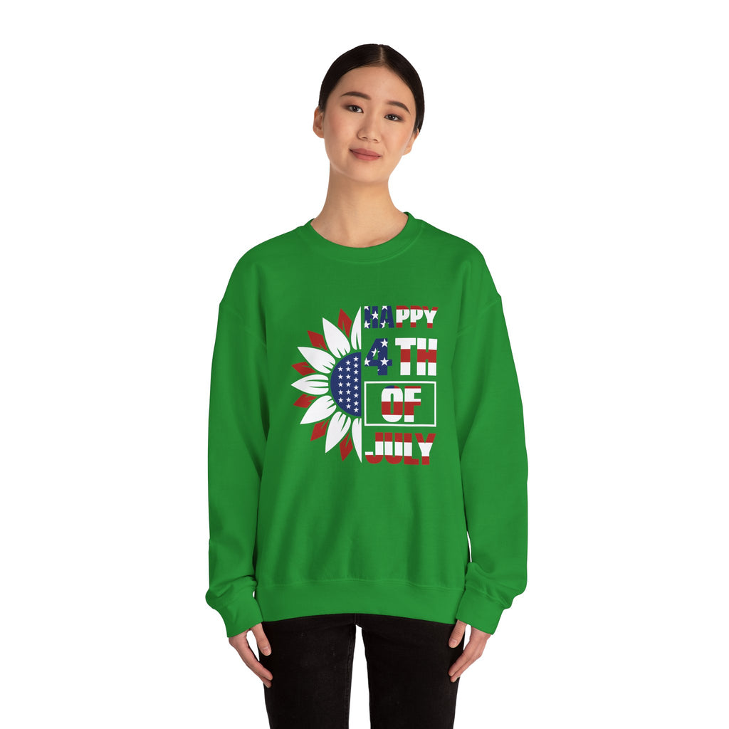 Happy 4th Of July Unisex Heavy Blend Crewneck Sweatshirt