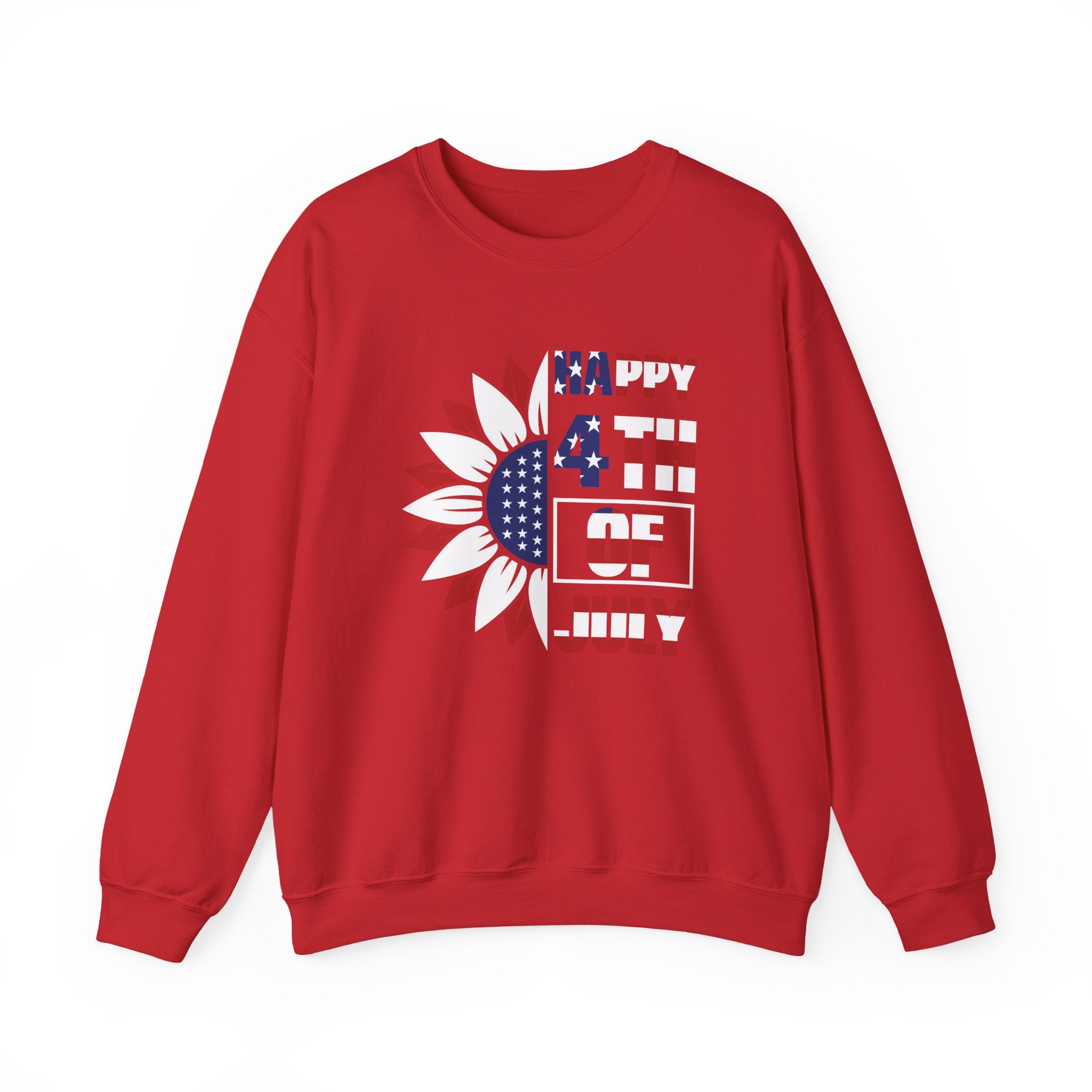 Happy 4th Of July Unisex Heavy Blend Crewneck Sweatshirt