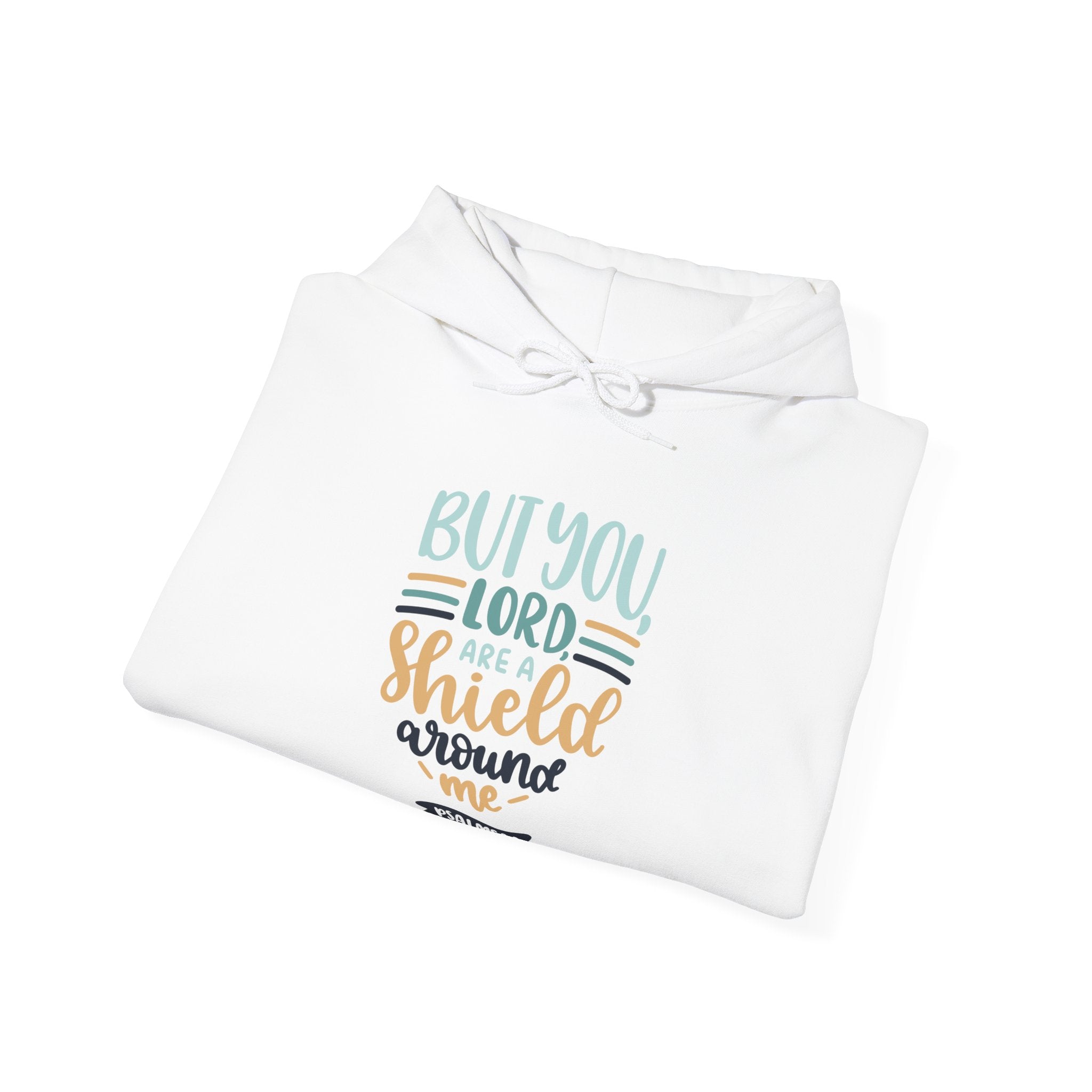 But You Lord Are A Shield Around Me Psalms 3 3 Unisex Heavy Blend Hooded Sweatshirt