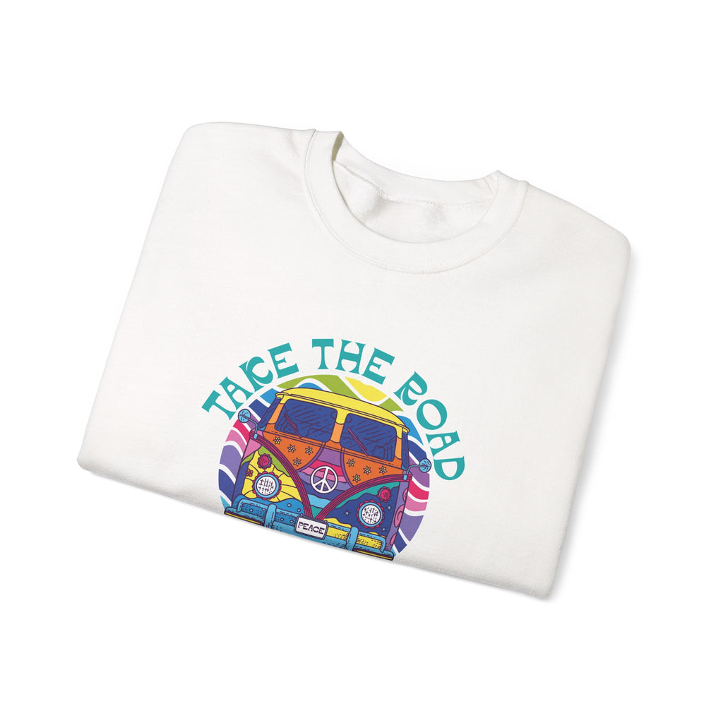 Take The Road Less Travelled Unisex Heavy Blend Crewneck Sweatshirt