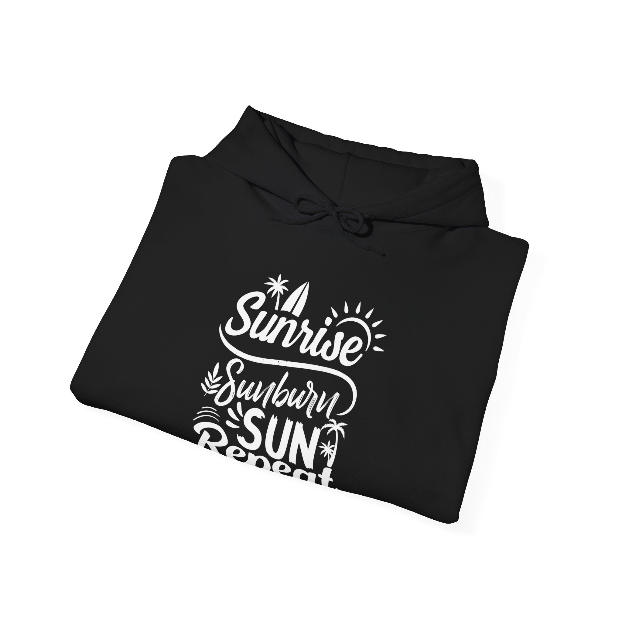 Sunrise Sunburn Sun Repeat Unisex Heavy Blend Hooded Sweatshirt