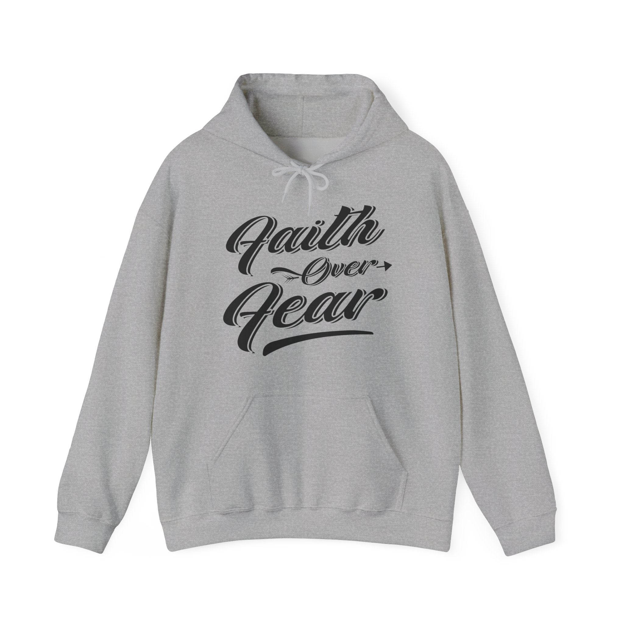 Faith Over Fear Unisex Heavy Blend Hooded Sweatshirt for Ultimate Comfort and Style