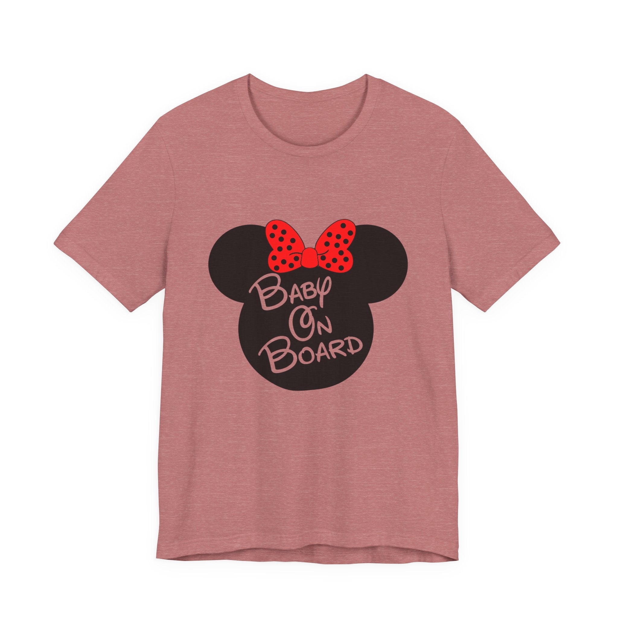 Baby On Board Mouse Ears Unisex Jersey Short Sleeve T-Shirt