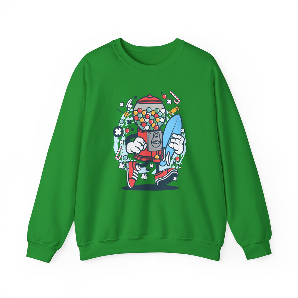 Candy Machine Surfer Unisex Heavy Blend Crewneck Sweatshirt