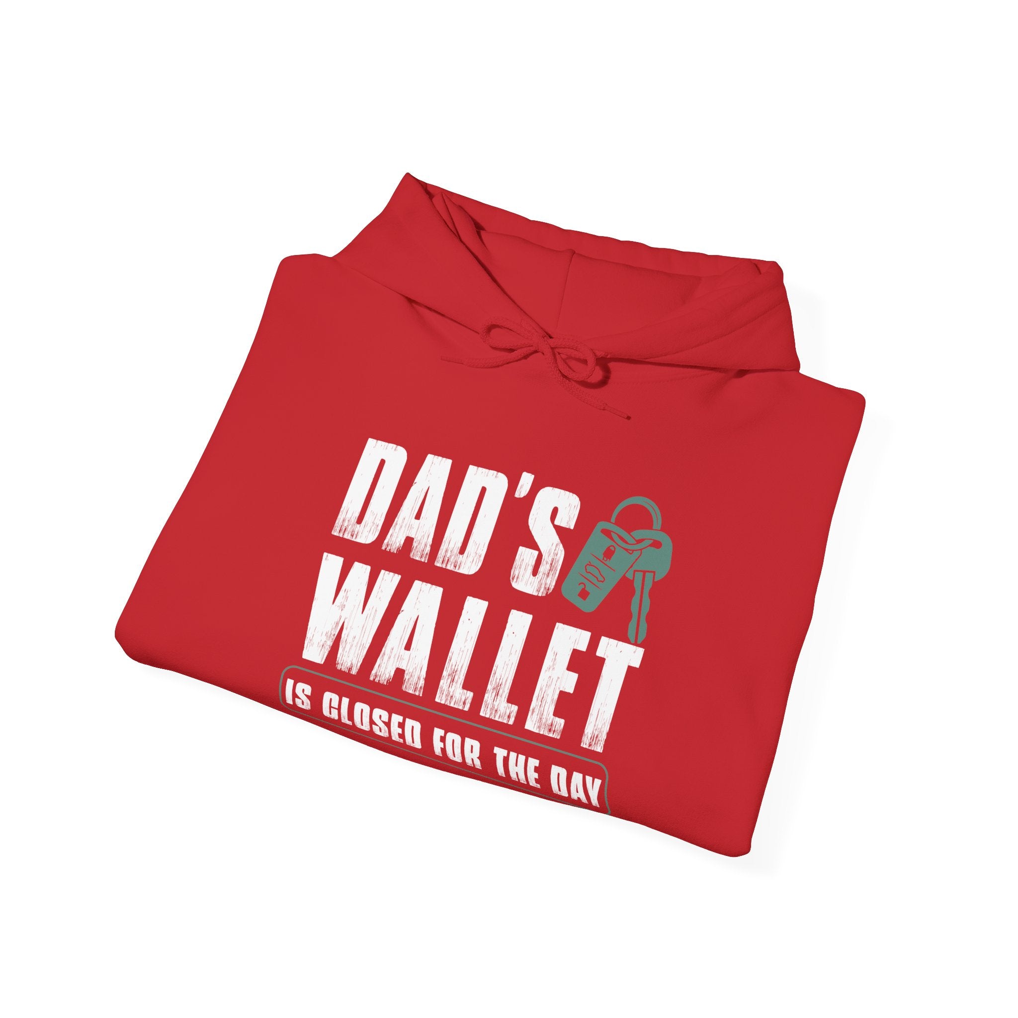 Dads Wallet Is Closed For The Day Unisex Heavy Blend Hooded Sweatshirt