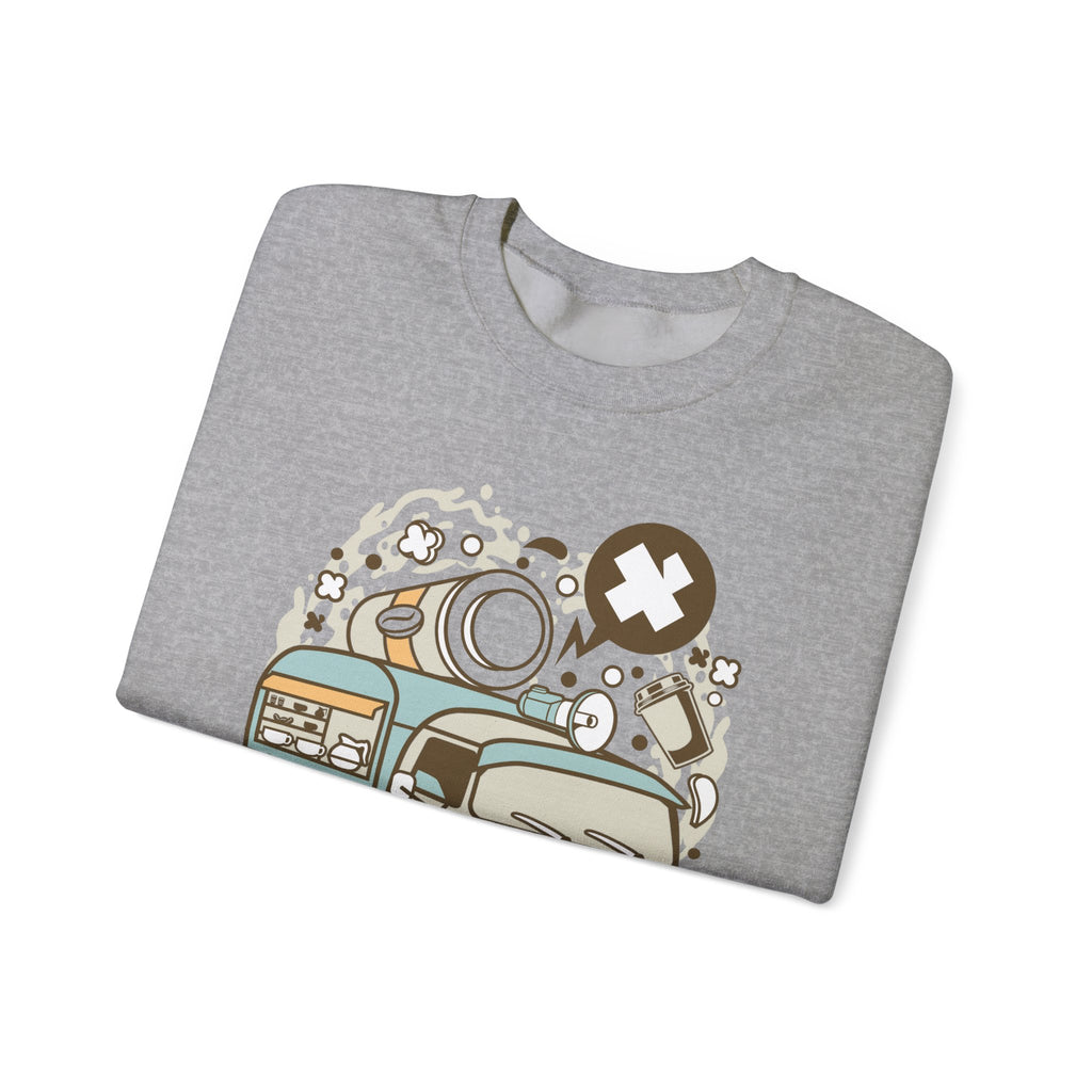 Coffee Van Unisex Heavy Blend Crewneck Sweatshirt for Ultimate Comfort