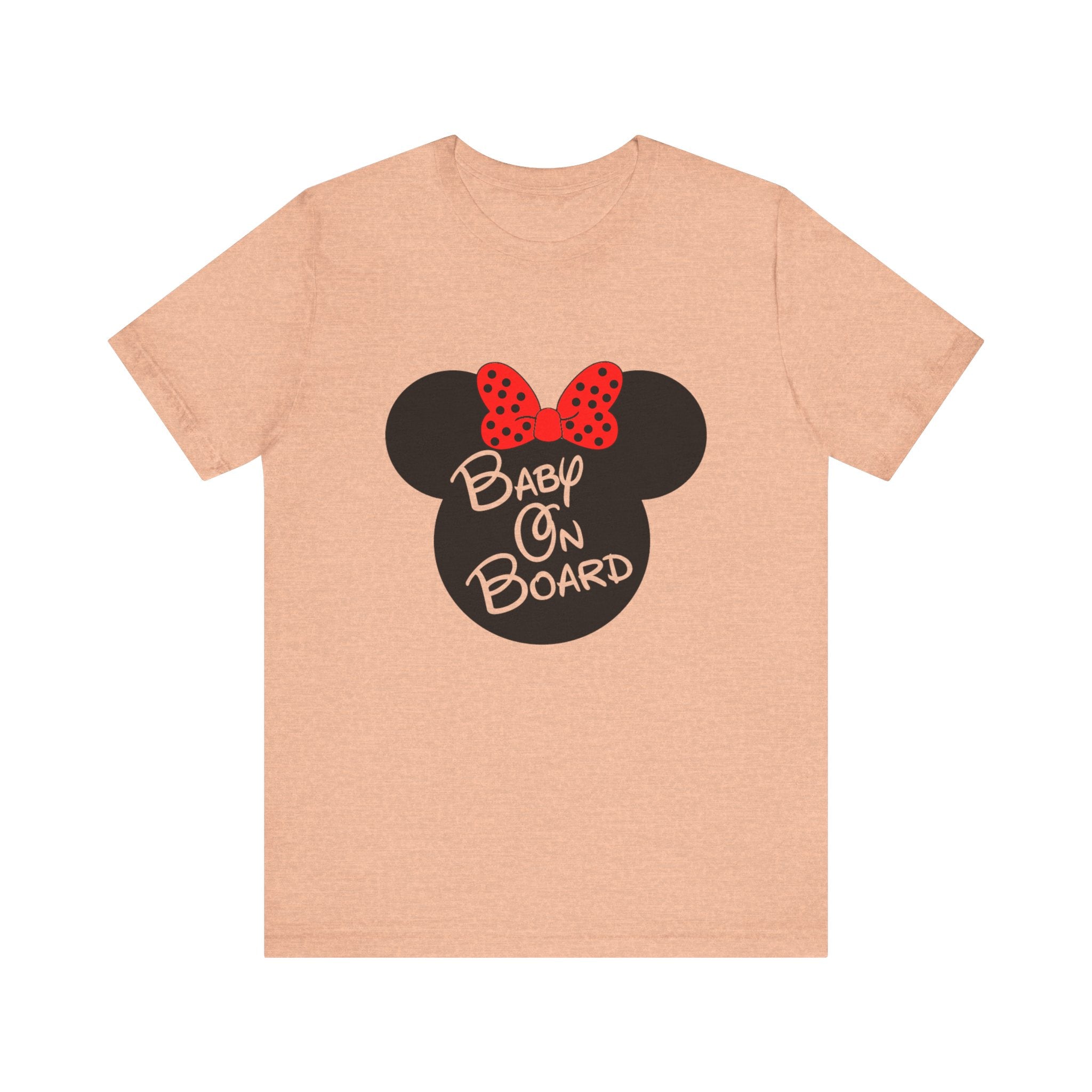 Baby On Board Mouse Ears Unisex Jersey Short Sleeve T-Shirt