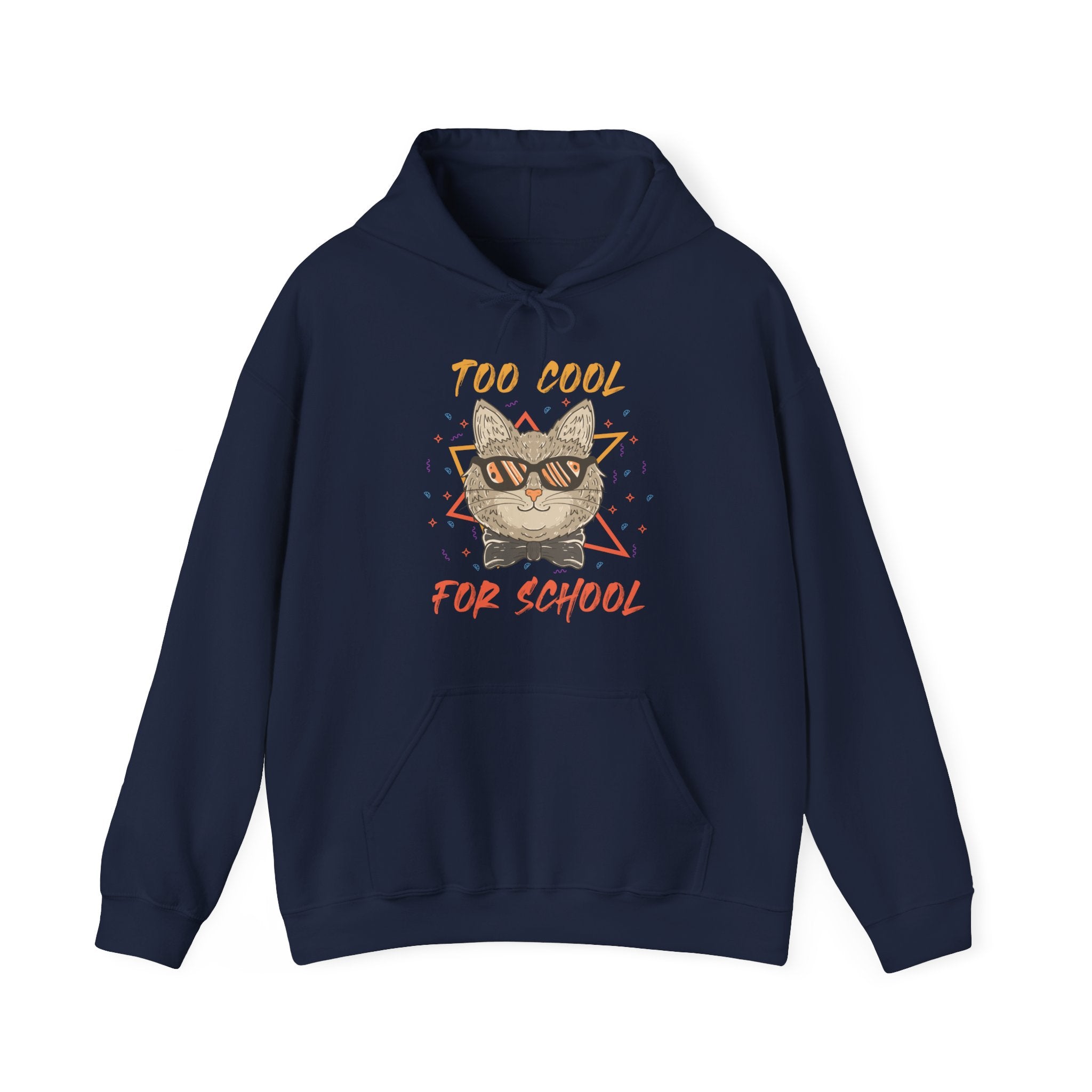 Too Cool For School Unisex Heavy Blend Hooded Sweatshirt for Ultimate Comfort and Style
