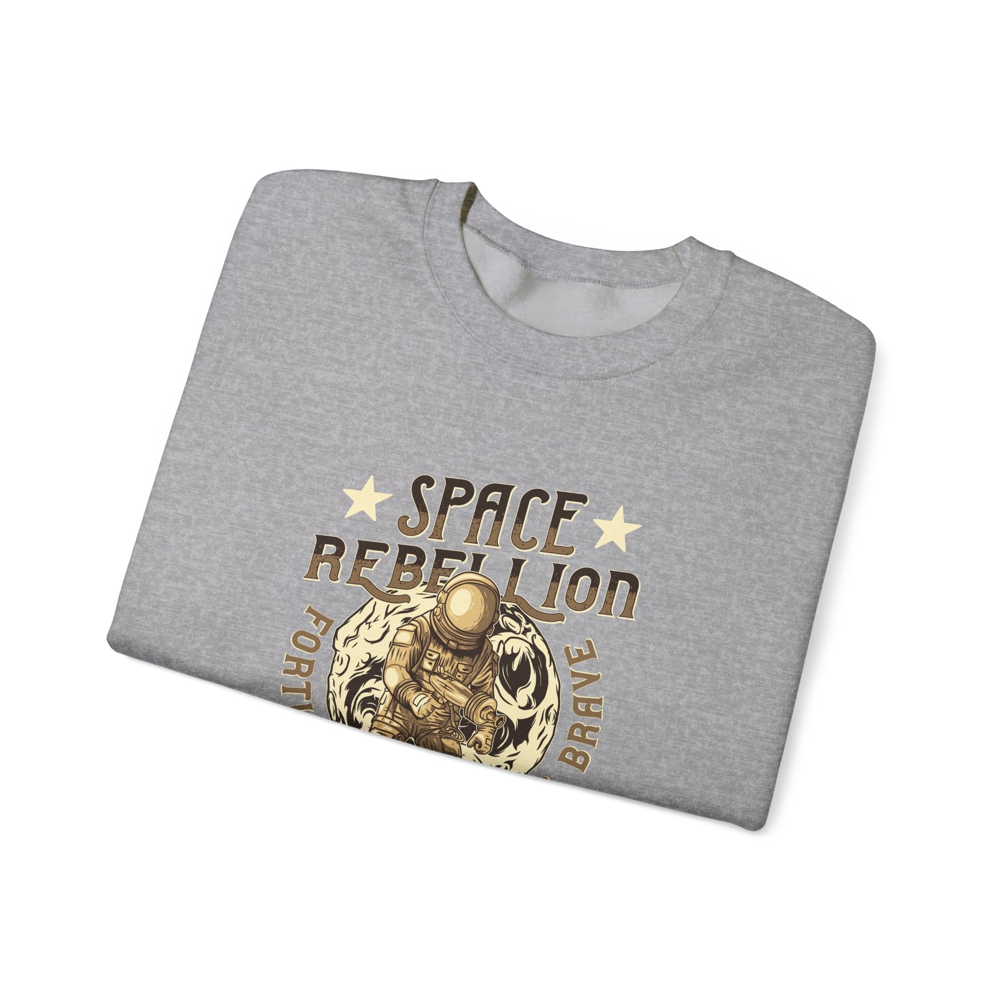 Space Rebellion Unisex Heavy Blend Crewneck Sweatshirt for Ultimate Comfort