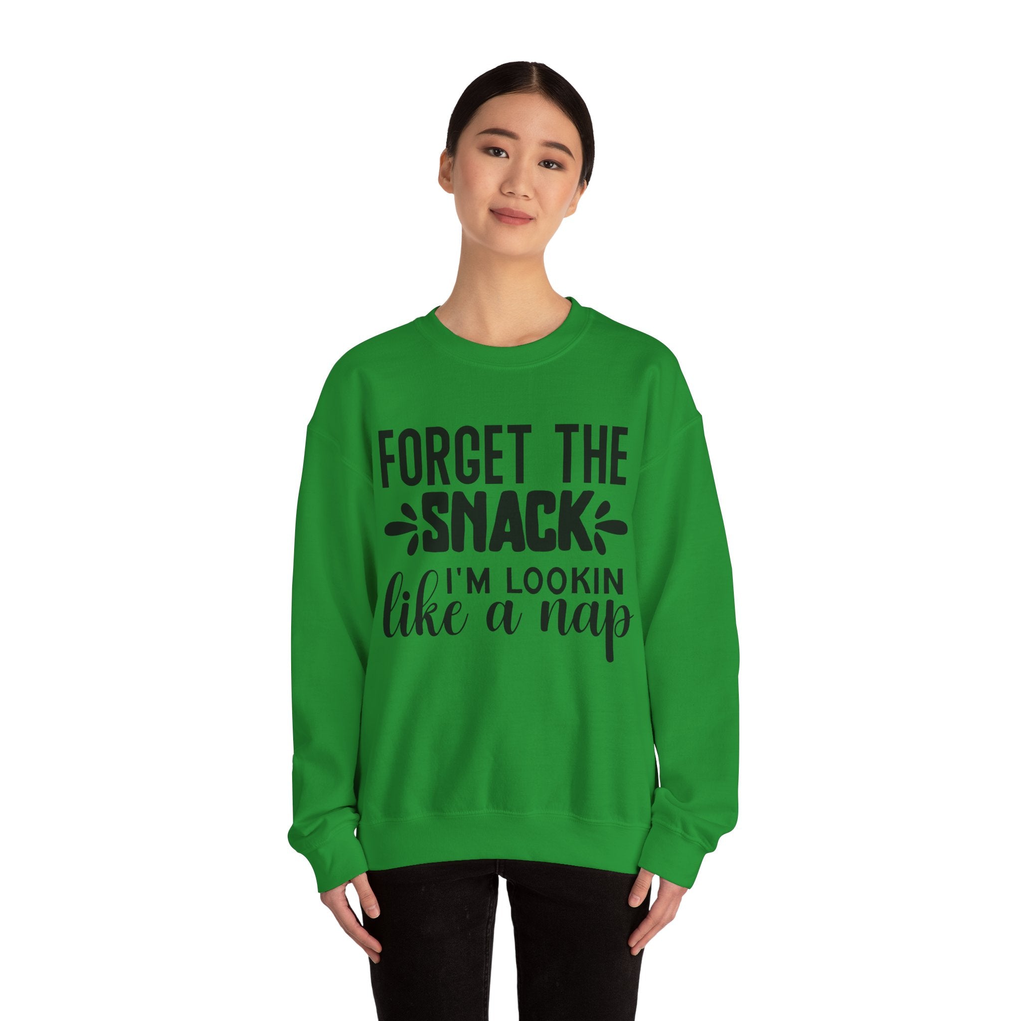 Forget The Snack Im Lookin Like A Nap Unisex Heavy Blend Crewneck Sweatshirt