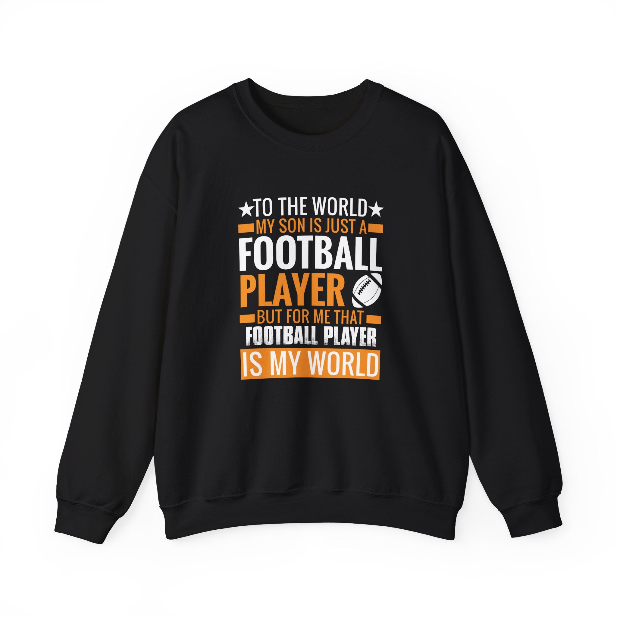 That Football Player Is My Whole World Unisex Heavy Blend Crewneck Sweatshirt