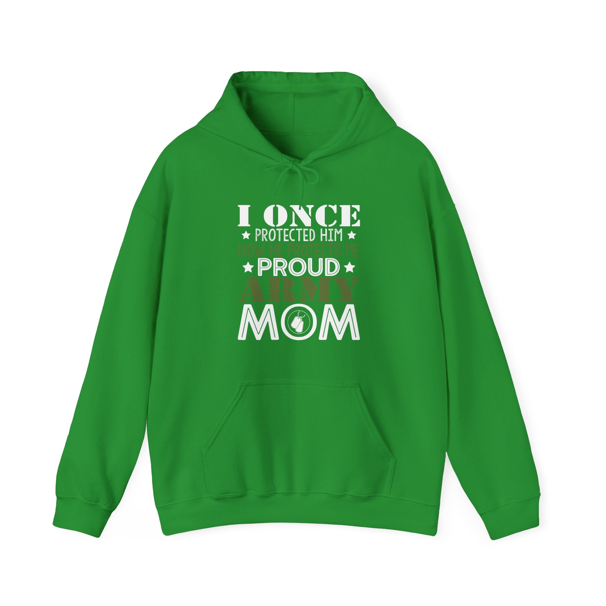 Proud Army Mom Unisex Heavy Blend Hooded Sweatshirt for Ultimate Comfort