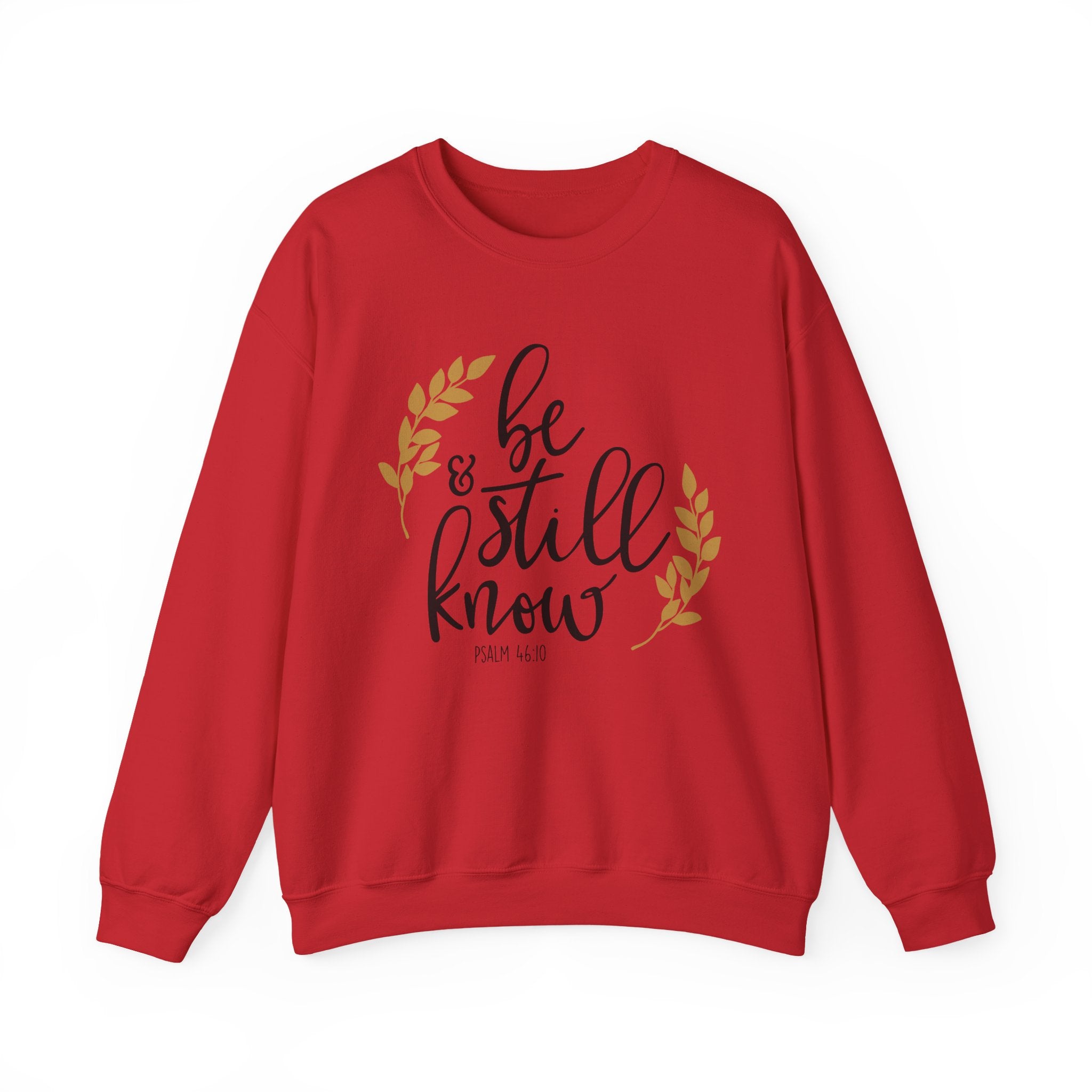 Be Still And Know Psalms 46 10 Unisex Heavy Blend Crewneck Sweatshirt