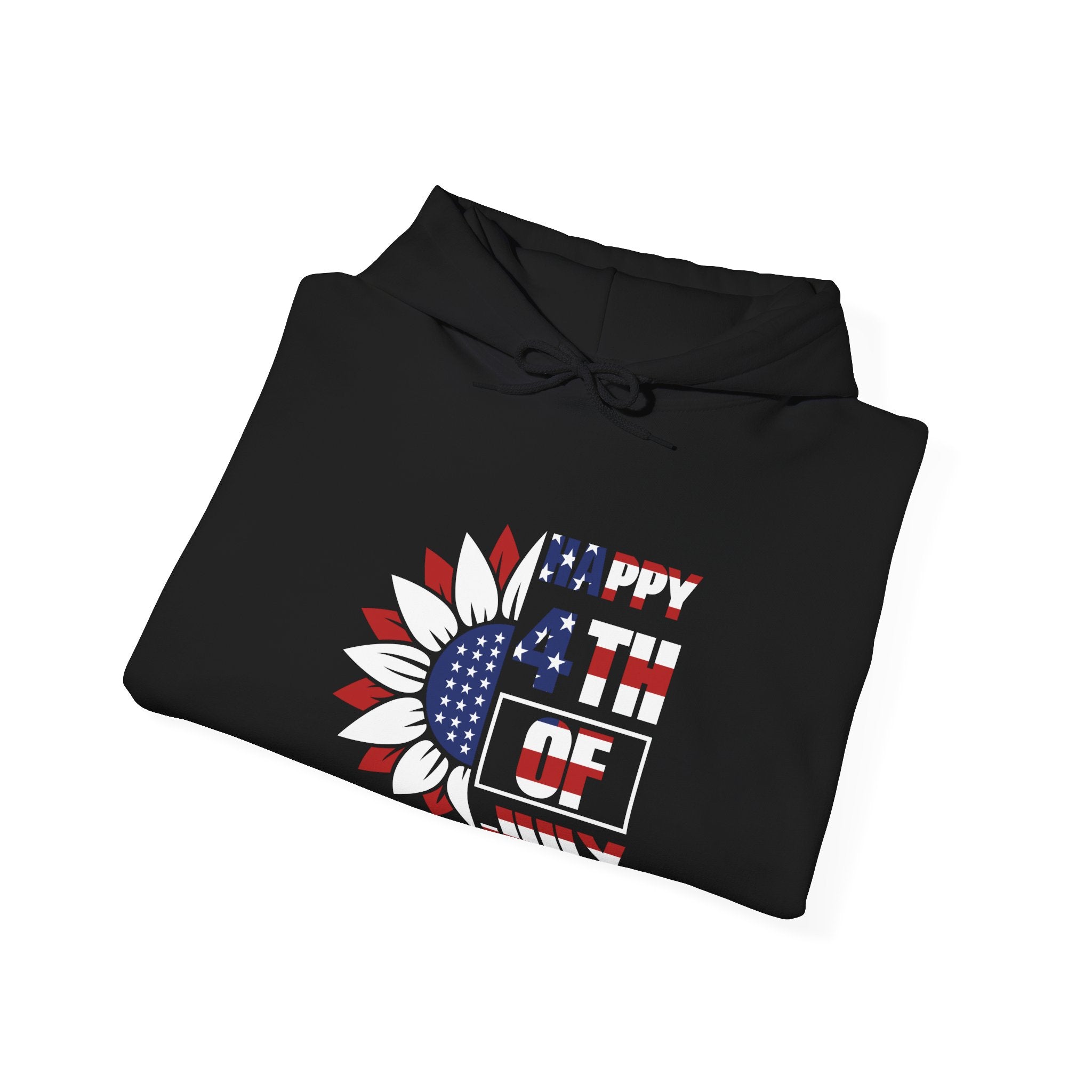 Happy 4th Of July Unisex Heavy Blend Hooded Sweatshirt For Cold Days