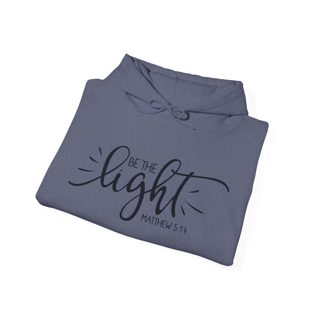 Be The Light Matthew 5 14 Unisex Heavy Blend Hooded Sweatshirt for Comfort and Warmth