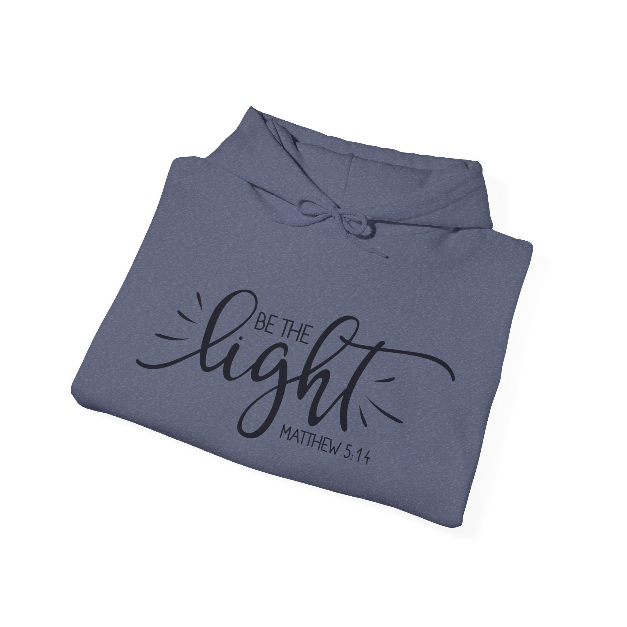 Be The Light Matthew 5 14 Unisex Heavy Blend Hooded Sweatshirt for Comfort and Warmth