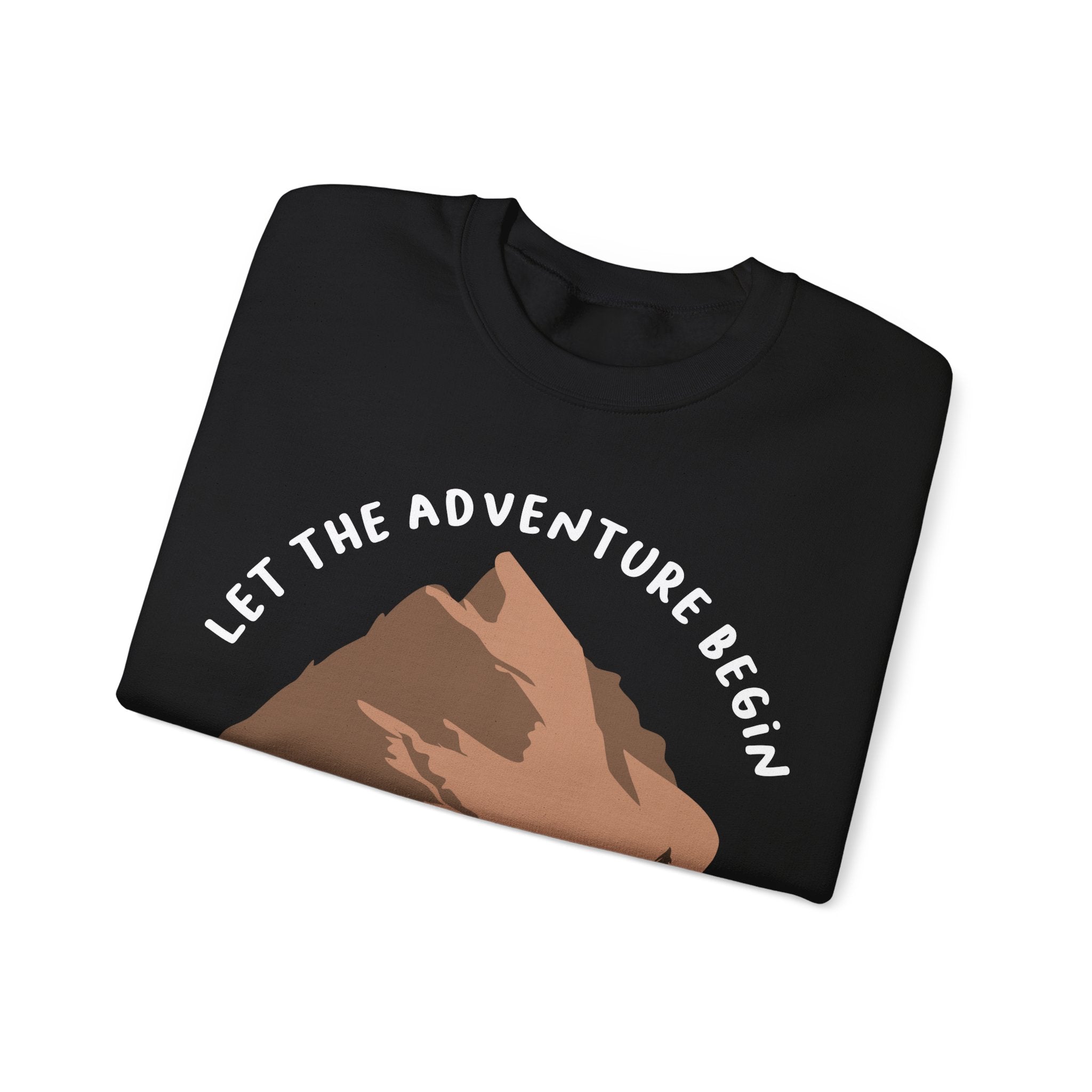 Let The Adventure Begin Unisex Heavy Blend Crewneck Sweatshirt