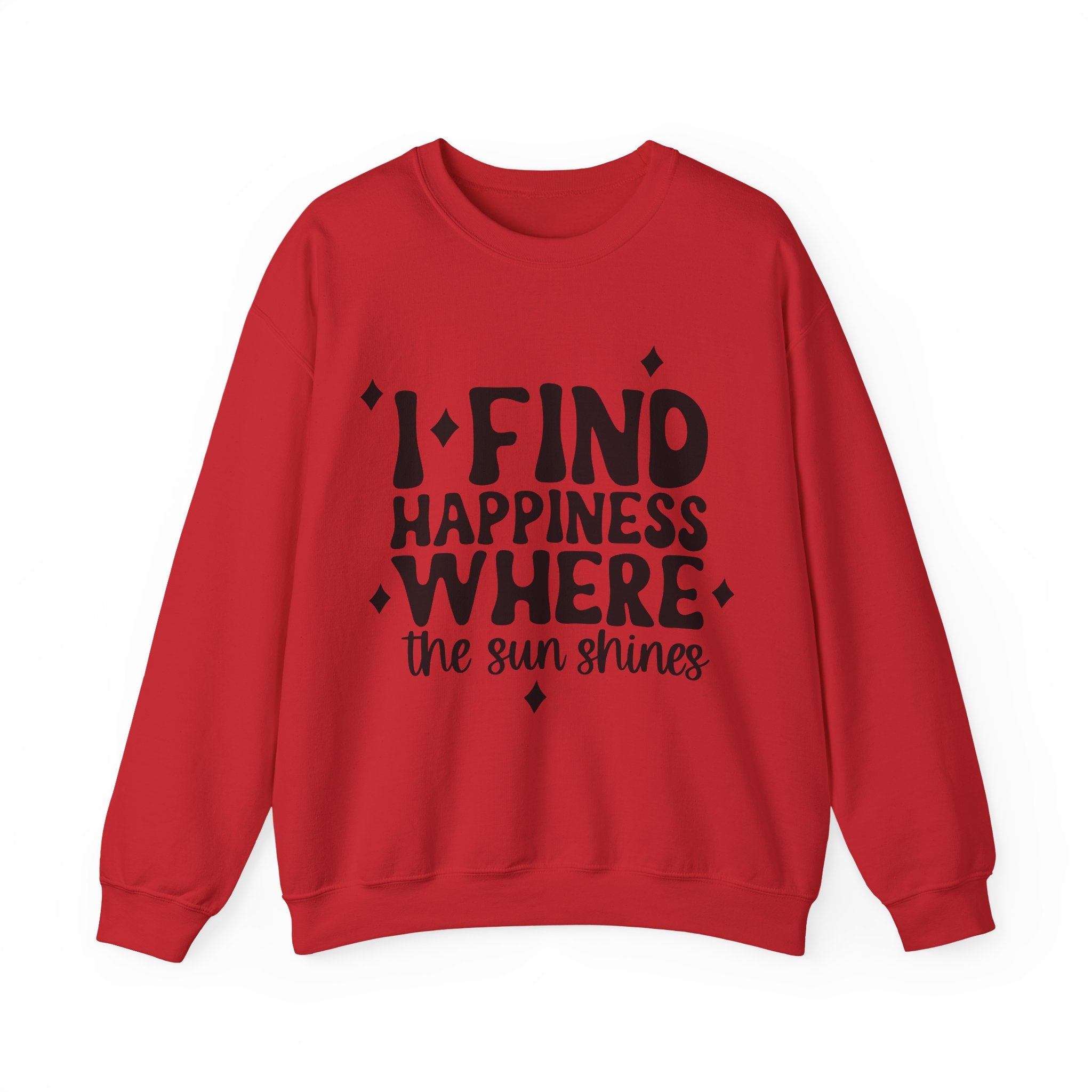 I Find Happiness Where The Sunshines Unisex Heavy Blend Crewneck Sweatshirt