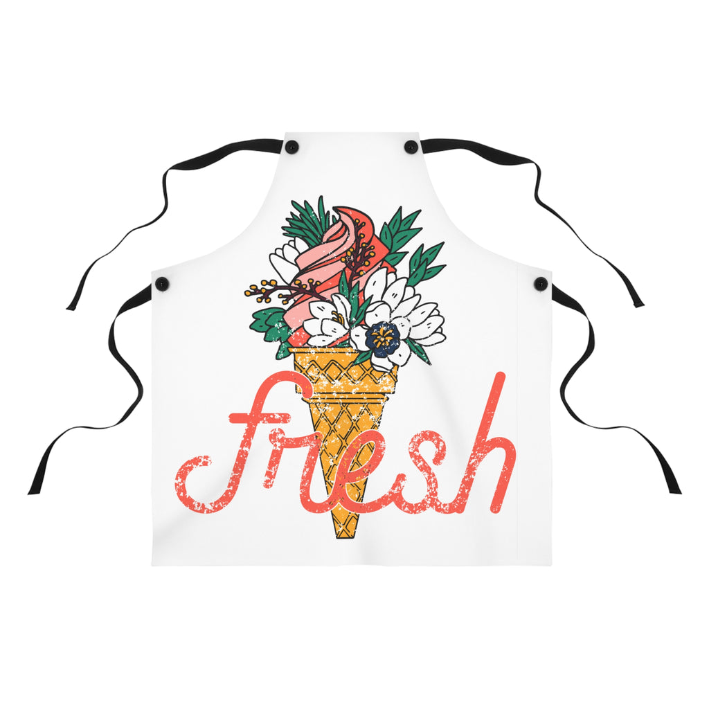 Customizable Lightweight Poly Twill Cooking Apron with Detachable Straps