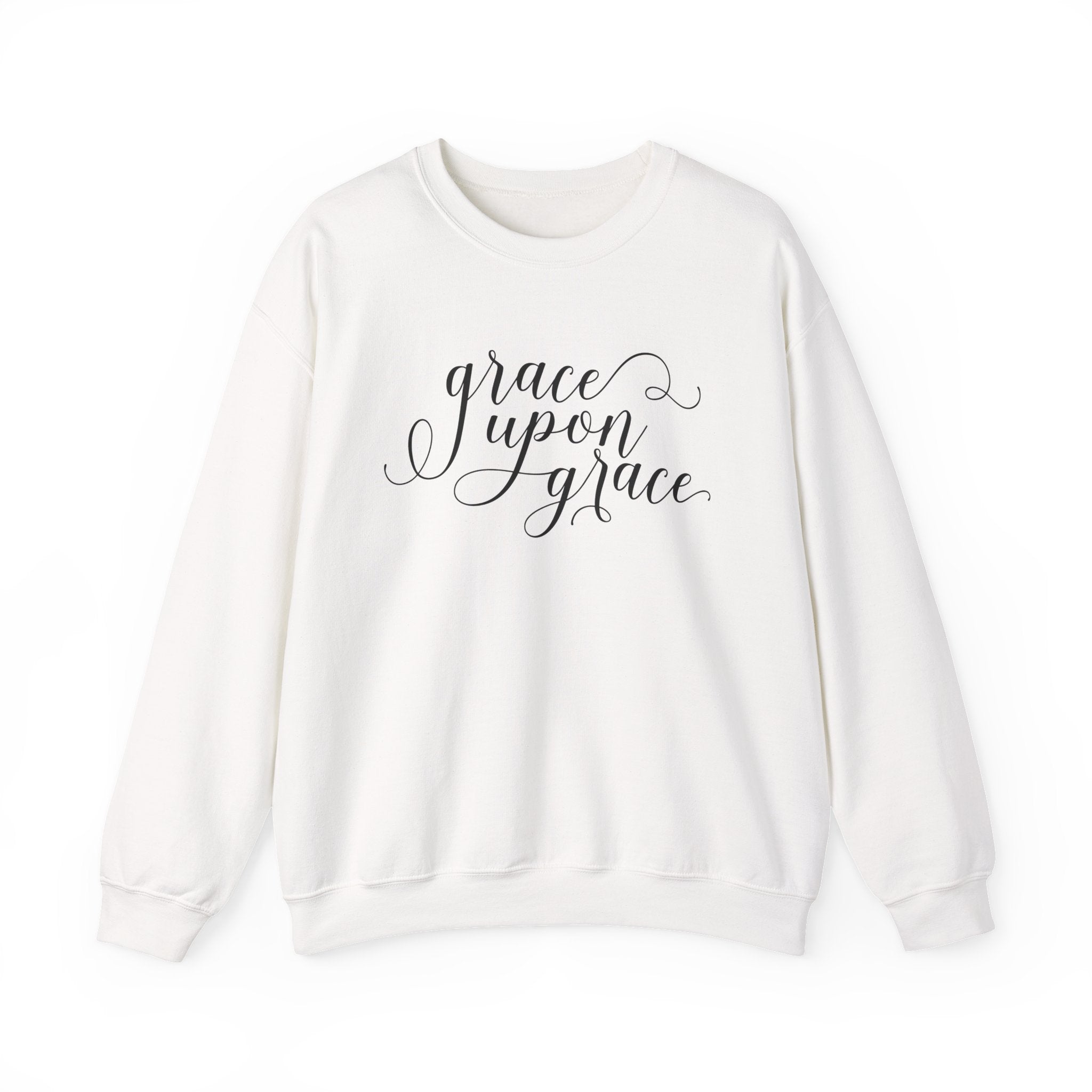 Grace Upon Grace Unisex Heavy Blend Crewneck Sweatshirt for Ultimate Comfort