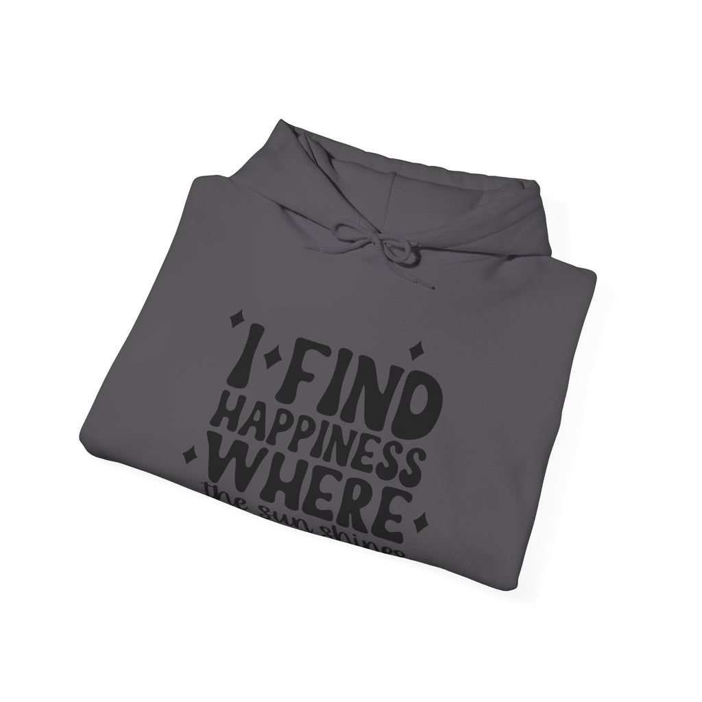 I Find Happiness Where The Sunshines Unisex Heavy Blend Hooded Sweatshirt