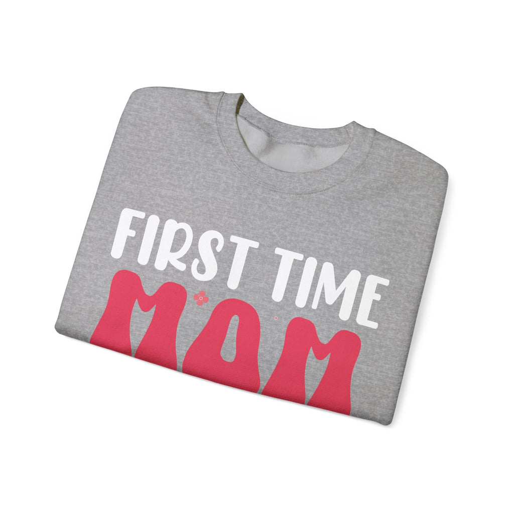 First Time Mom Established 2023 Unisex Heavy Blend Crewneck Sweatshirt