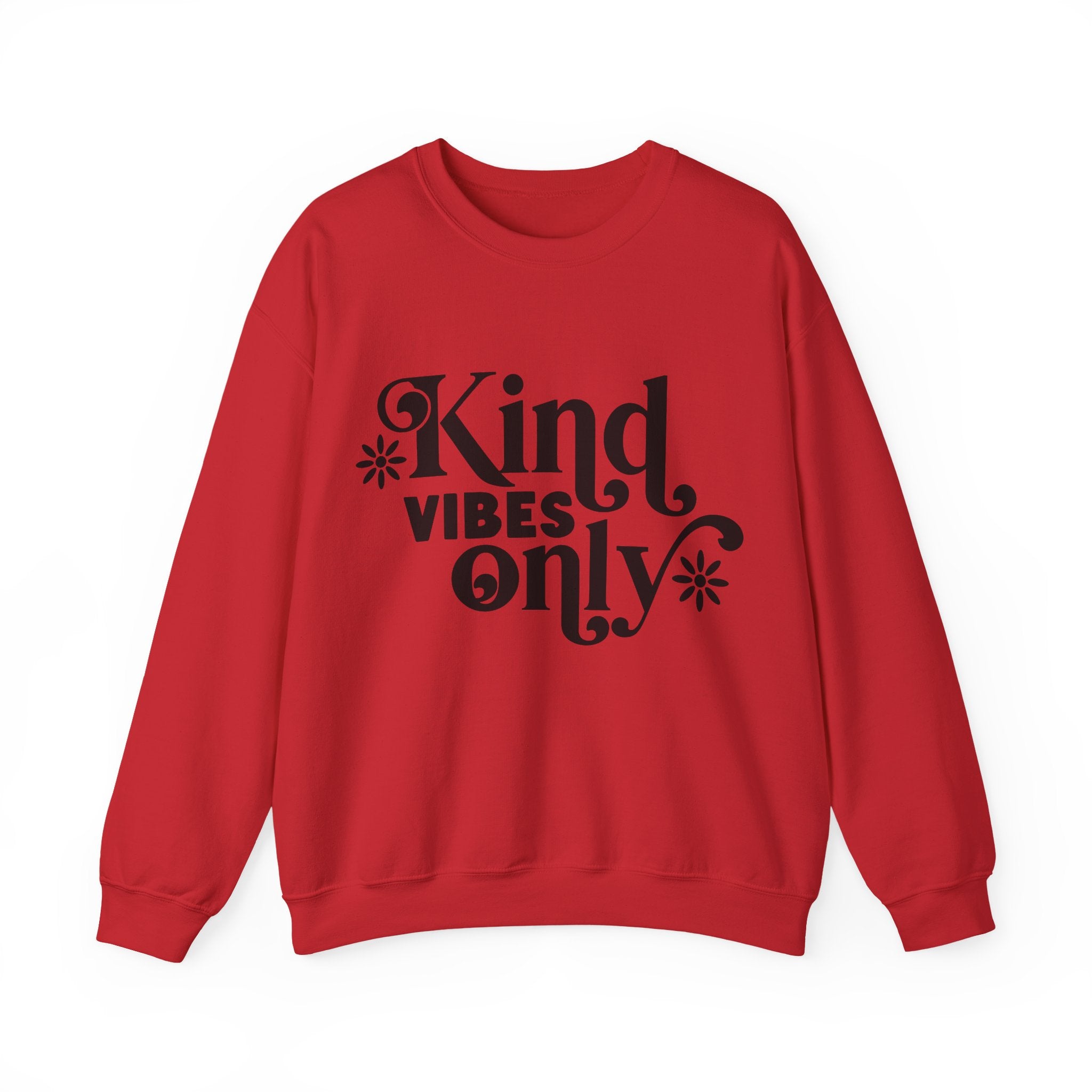 Kind Vibes Only Unisex Heavy Blend Crewneck Sweatshirt for Ultimate Comfort