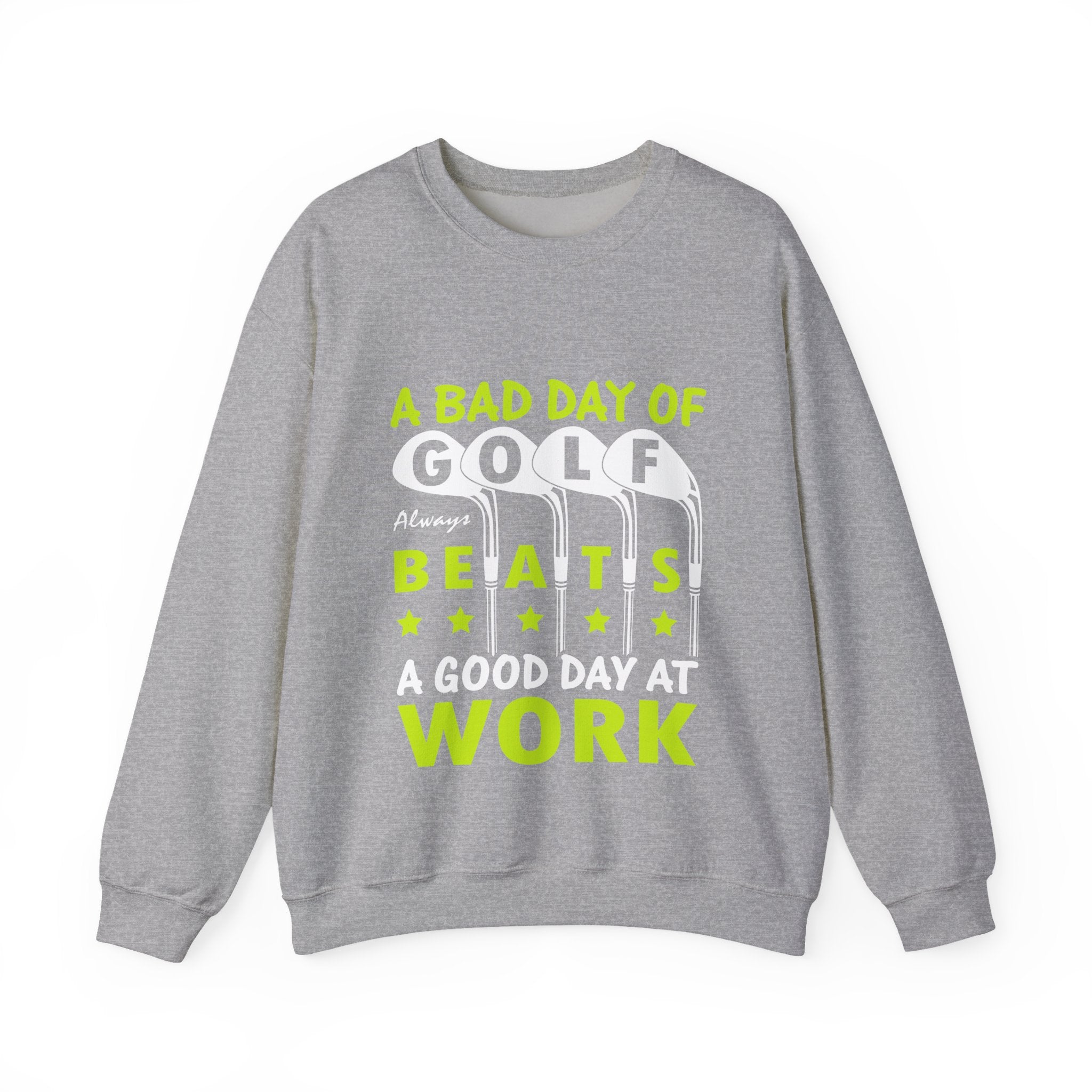 A Bad Day Of Gold Always Beats A Good Day At Work Unisex Heavy Blend Crewneck Sweatshirt