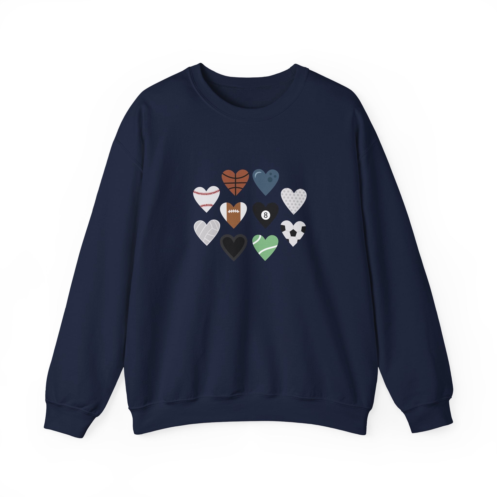 Heart Sports Unisex Heavy Blend Crewneck Sweatshirt for Ultimate Comfort and Style