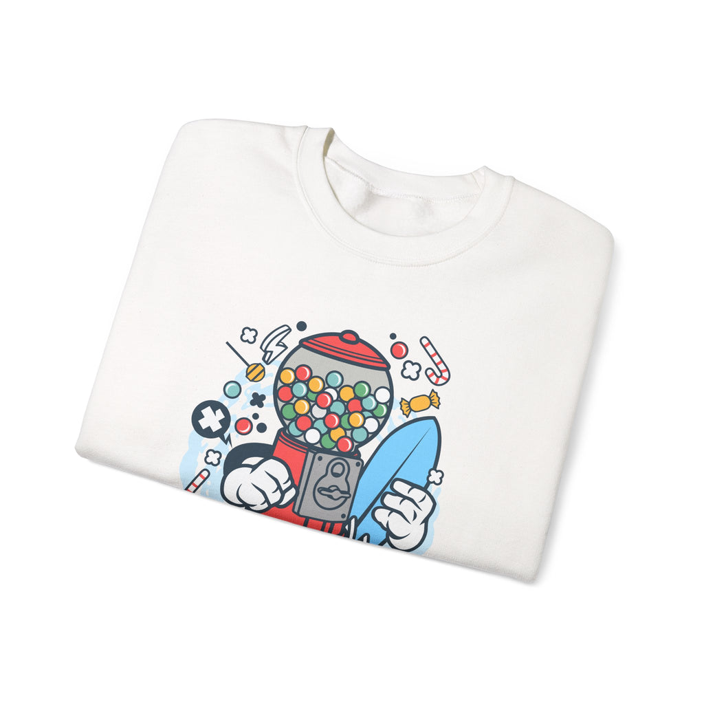Candy Machine Surfer Unisex Heavy Blend Crewneck Sweatshirt