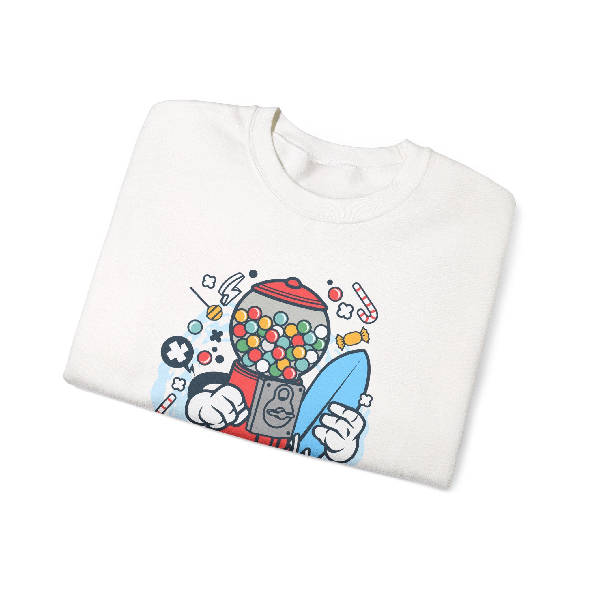 Candy Machine Surfer Unisex Heavy Blend Crewneck Sweatshirt