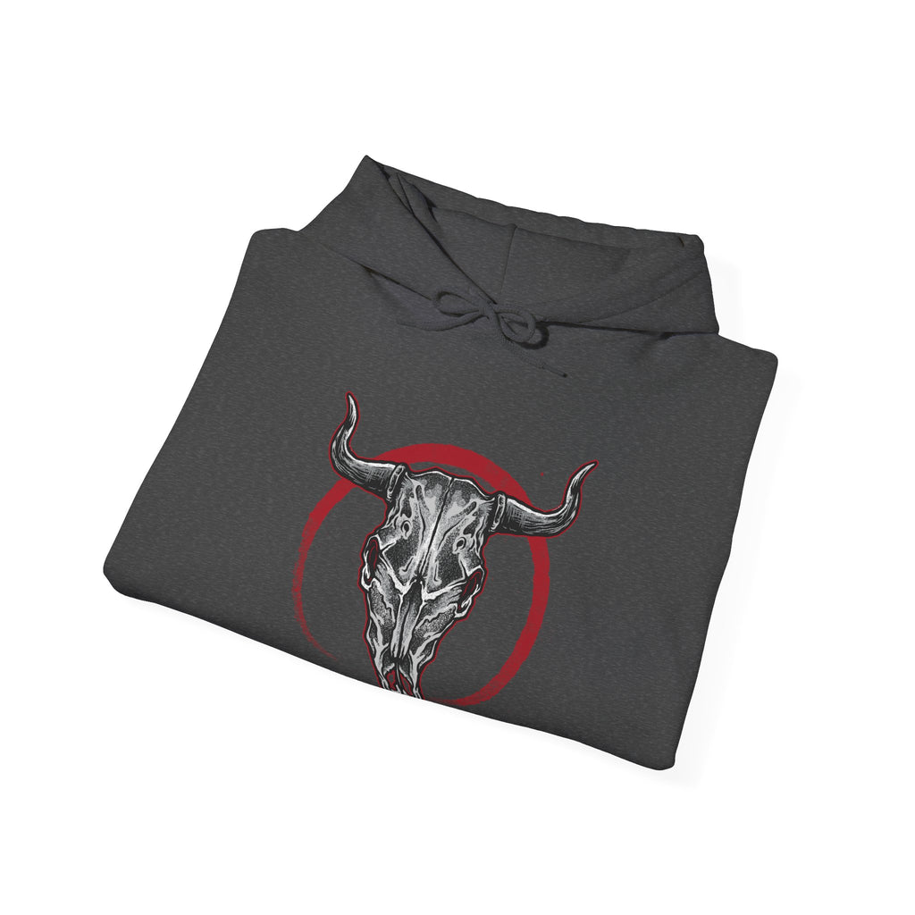 Bull Skull Unisex Heavy Blend Hooded Sweatshirt for Ultimate Comfort and Style
