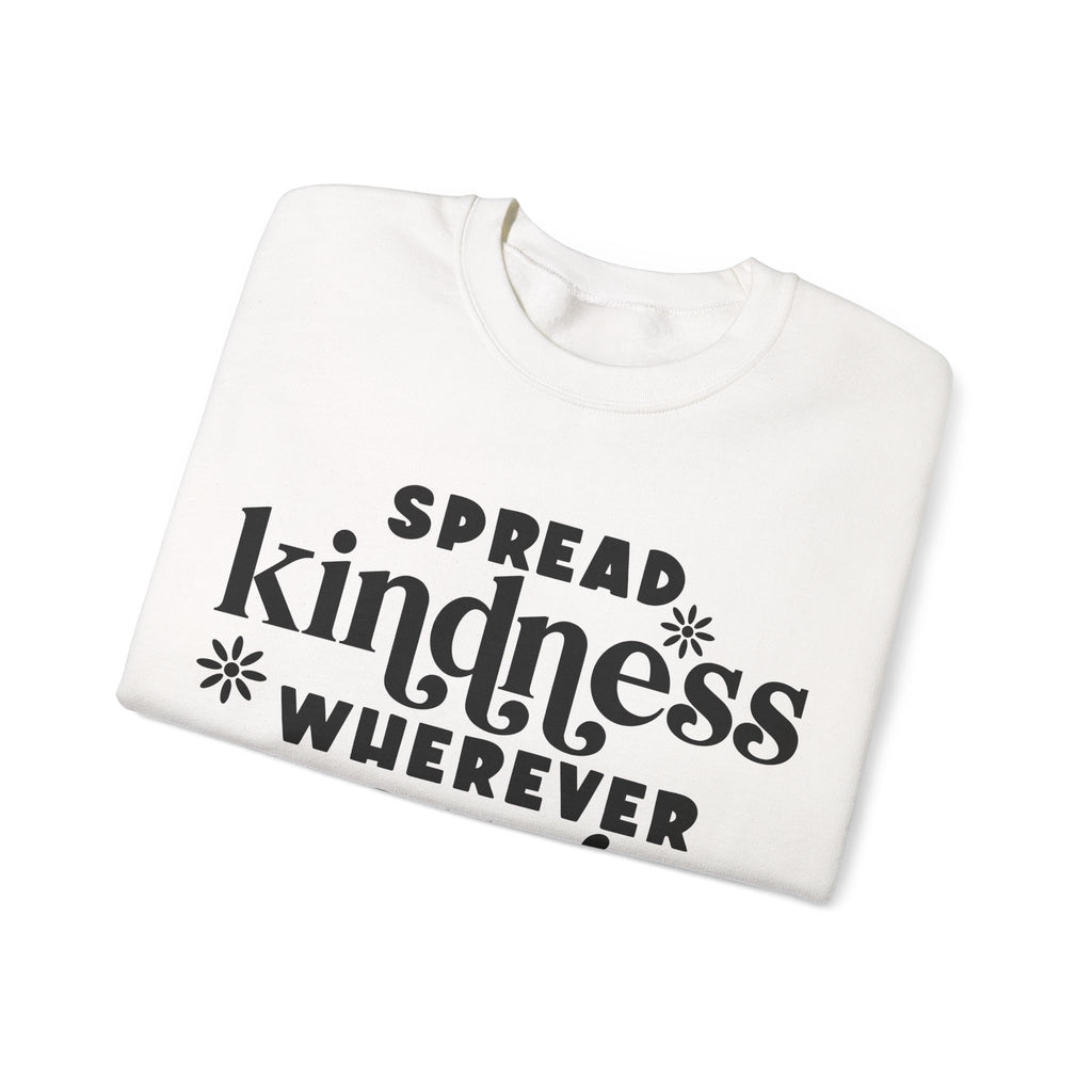 Spread Kindness Wherever You Go Unisex Heavy Blend Crewneck Sweatshirt