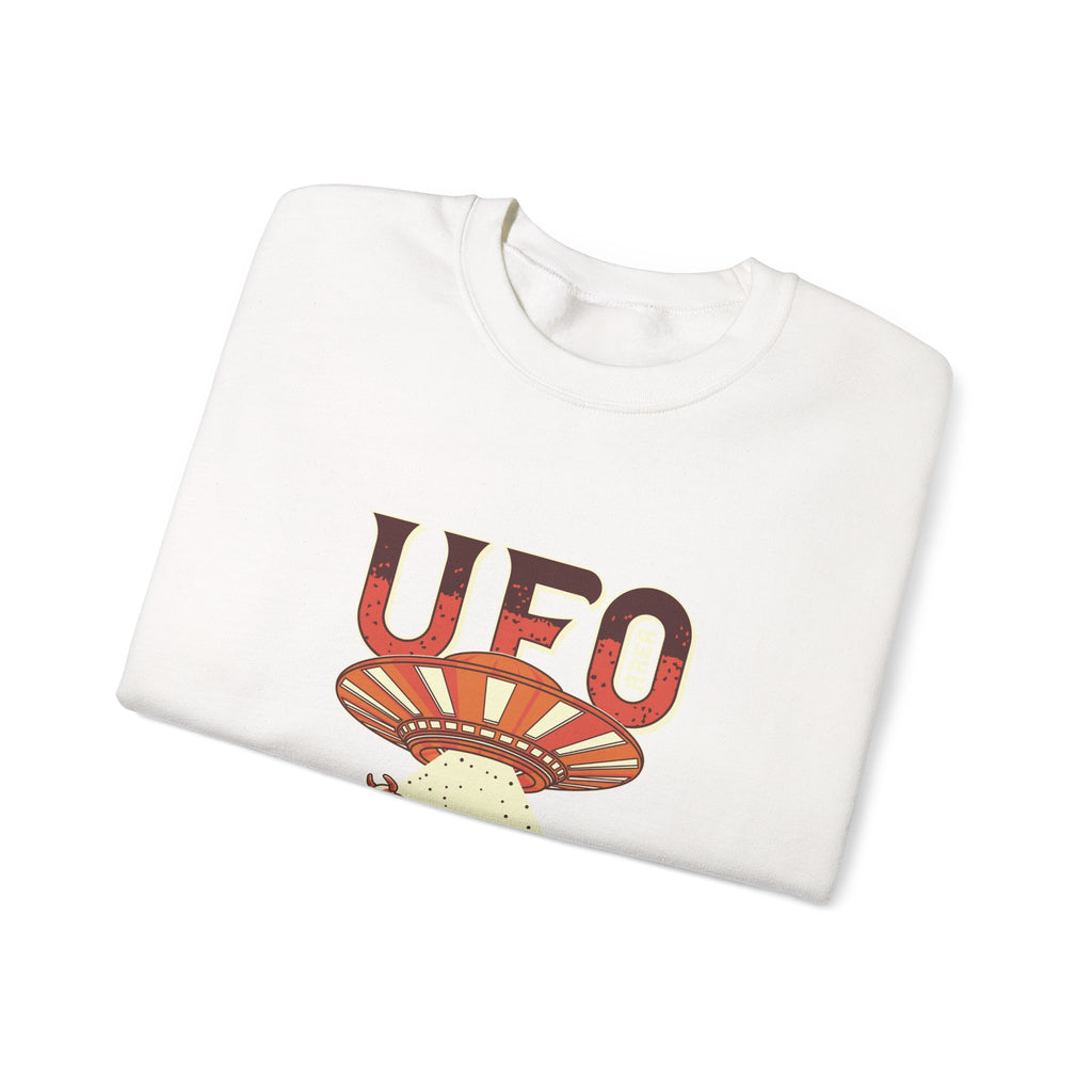 UFO Come With Me Cow Unisex Heavy Blend Crewneck Sweatshirt