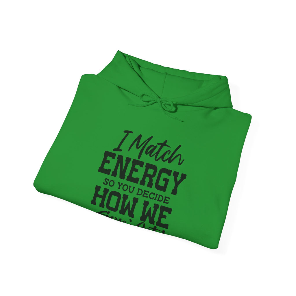 I Match Energy Unisex Heavy Blend Hooded Sweatshirt for Ultimate Comfort