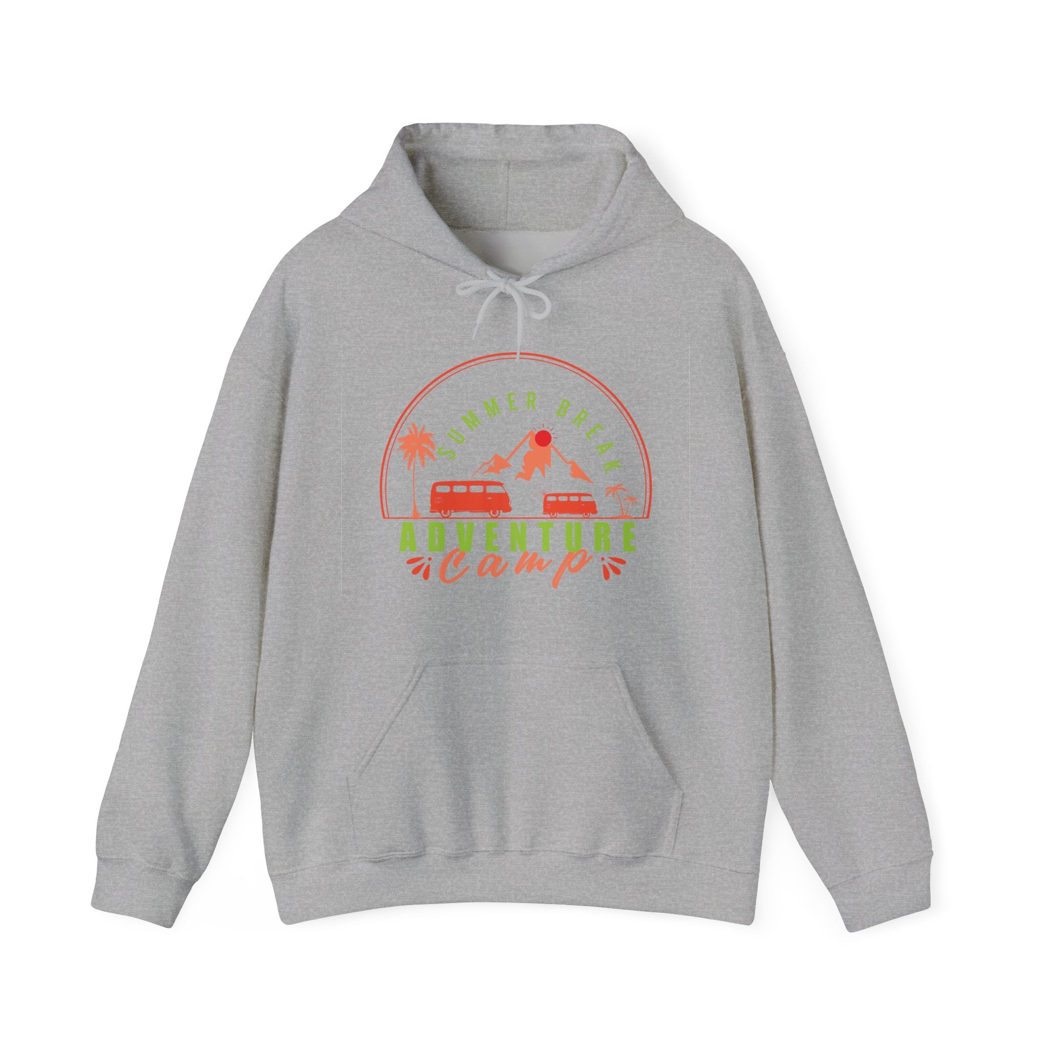 Summer Break Adventure Camp Unisex Heavy Blend Hooded Sweatshirt