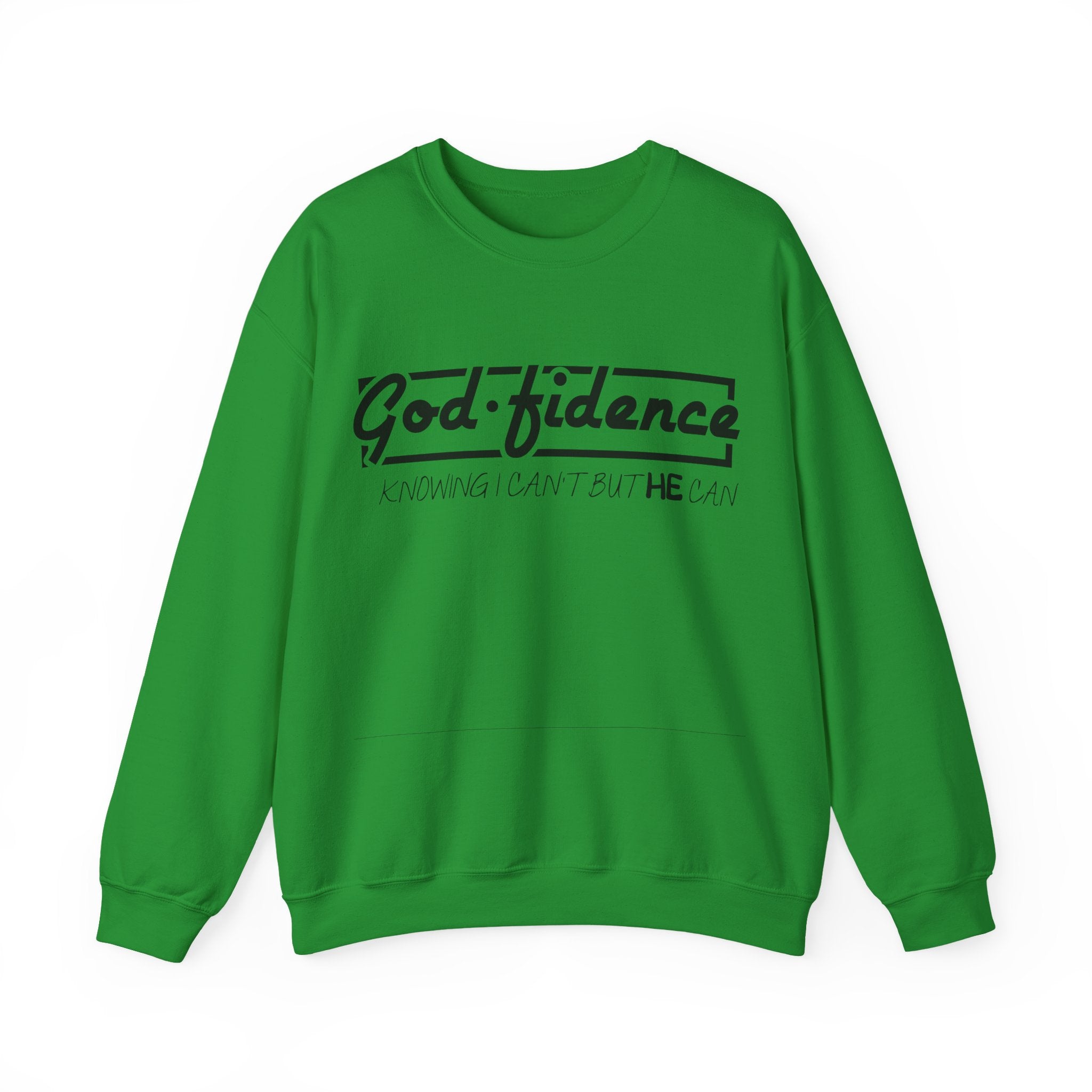 God Fidence Unisex Heavy Blend Crewneck Sweatshirt for Ultimate Comfort and Style