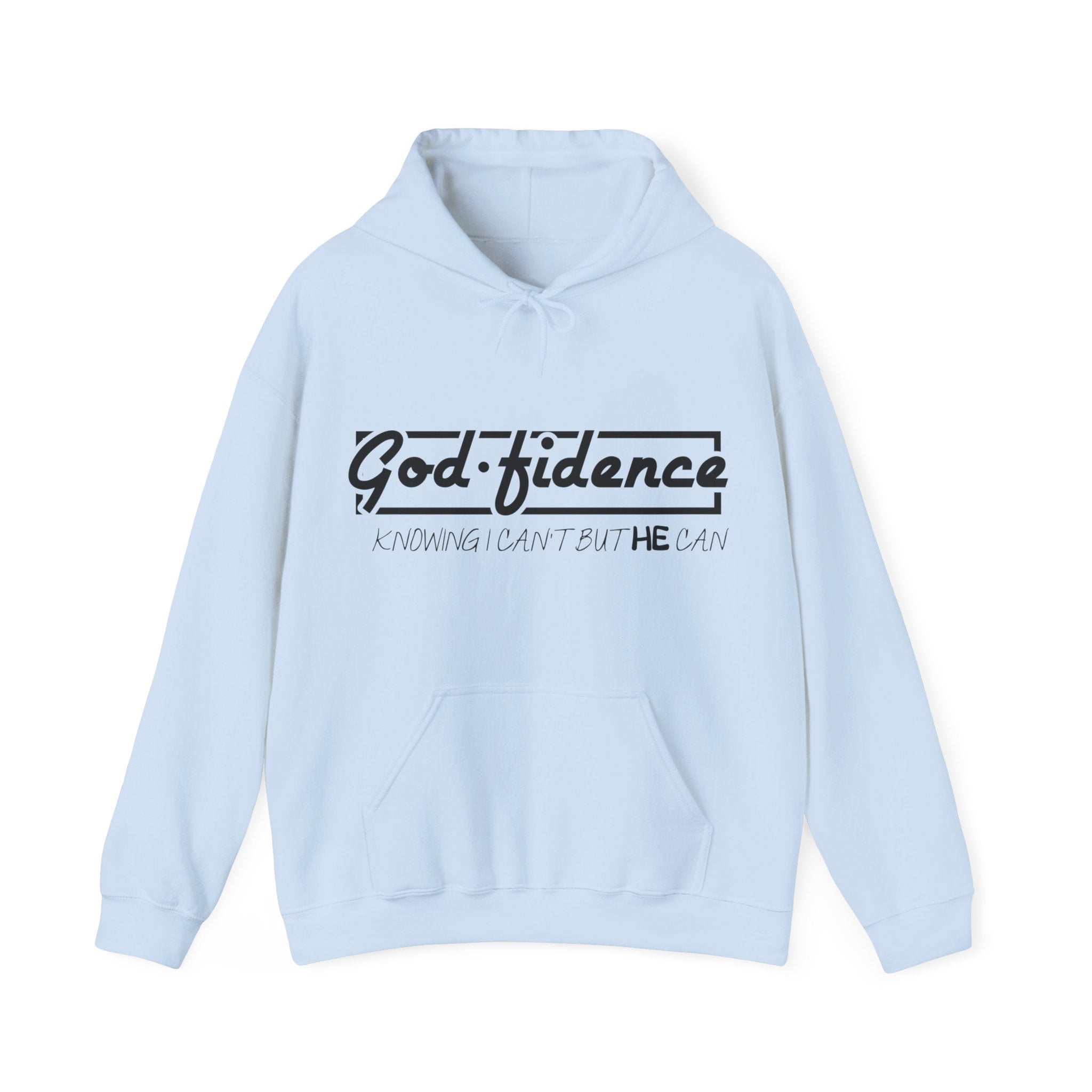 God Fidence Unisex Heavy Blend Hooded Sweatshirt for Ultimate Comfort and Warmth