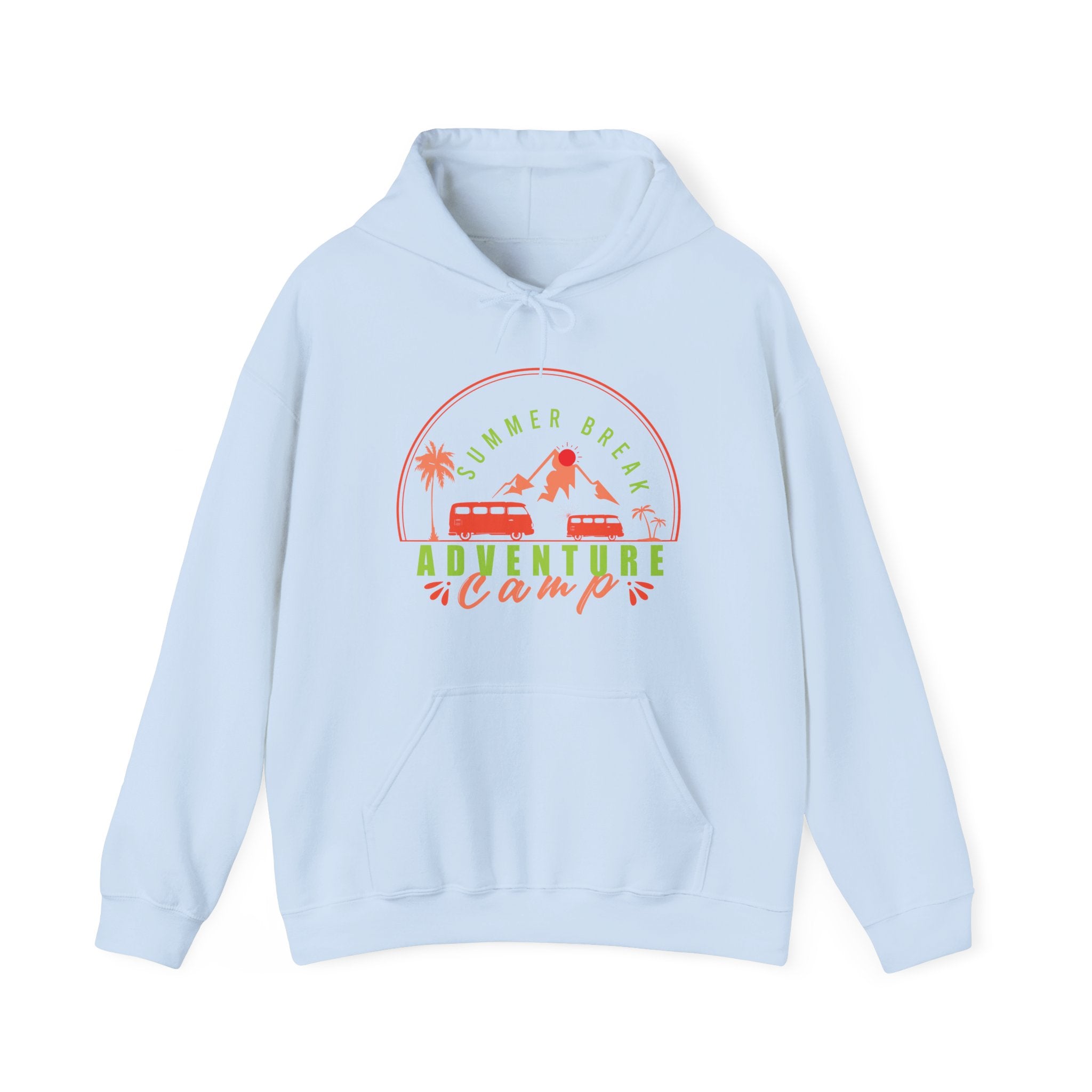 Summer Break Adventure Camp Unisex Heavy Blend Hooded Sweatshirt