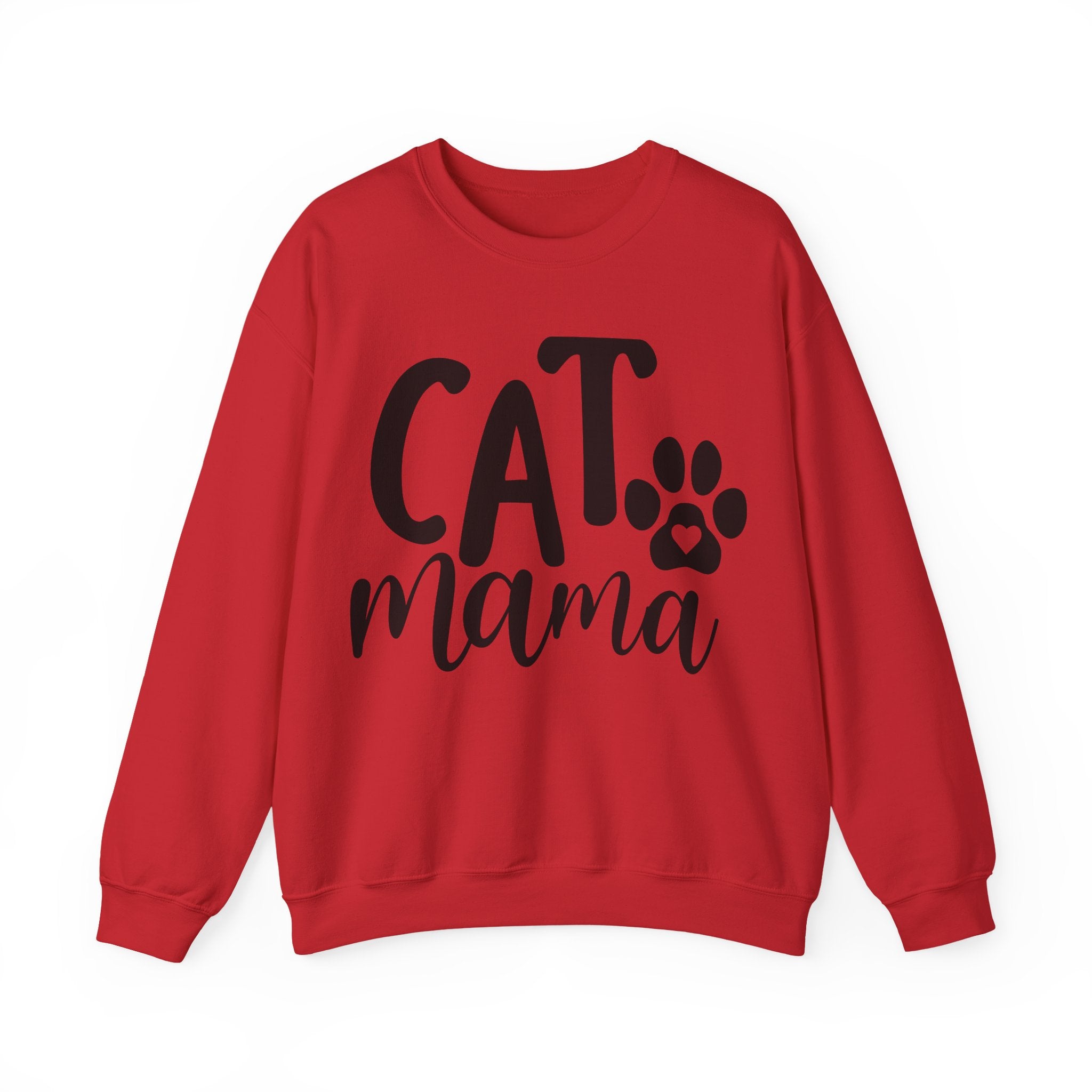 Cat Mama Unisex Heavy Blend Crewneck Sweatshirt for Ultimate Comfort