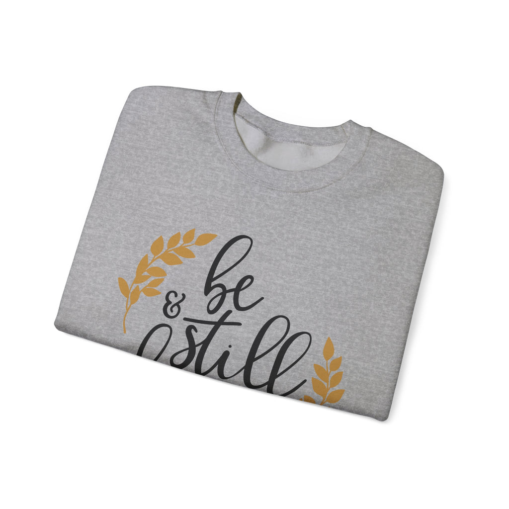Be Still And Know Psalms 46 10 Unisex Heavy Blend Crewneck Sweatshirt